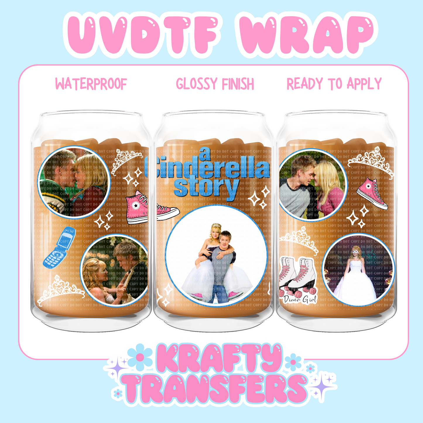 A love story Y2K Exclusive - 16 oz UV DTF WRAP