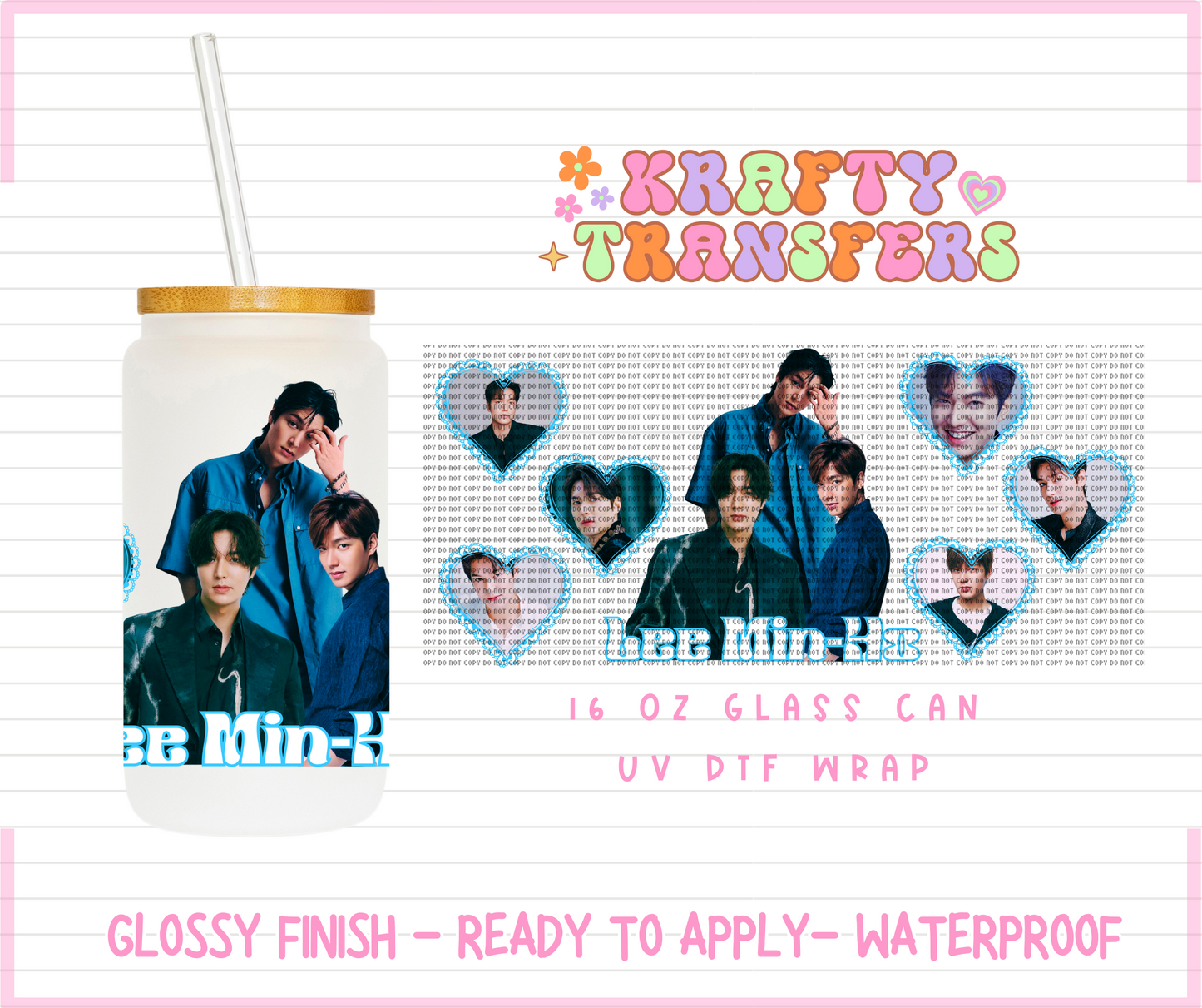 Lee Lover - 16 Oz UV DTF Wrap