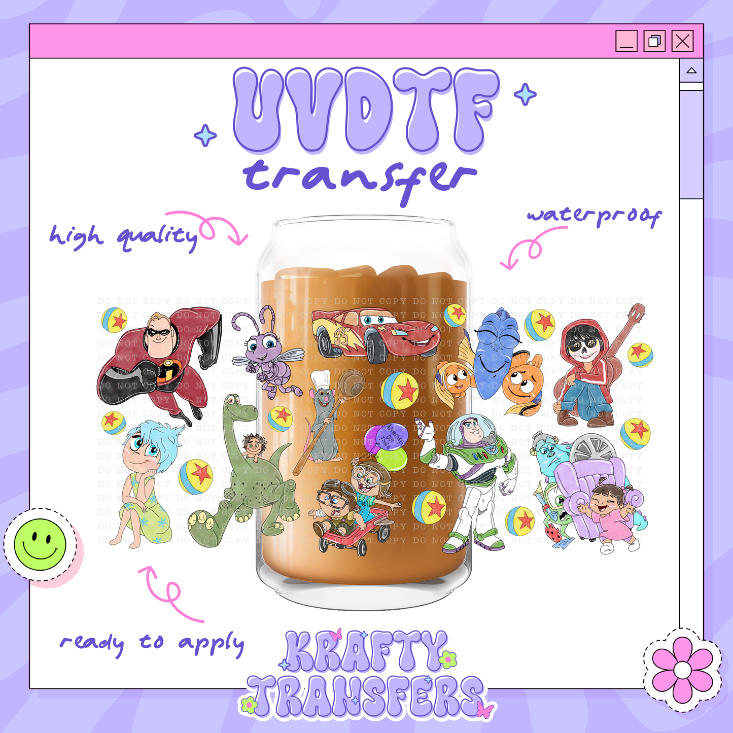 Dis/Pix Love - 16oz Glass Wrap