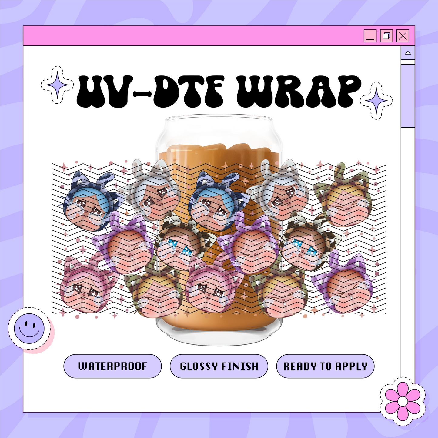 Crybabies + Big Tearz - 16oz Glass Wrap