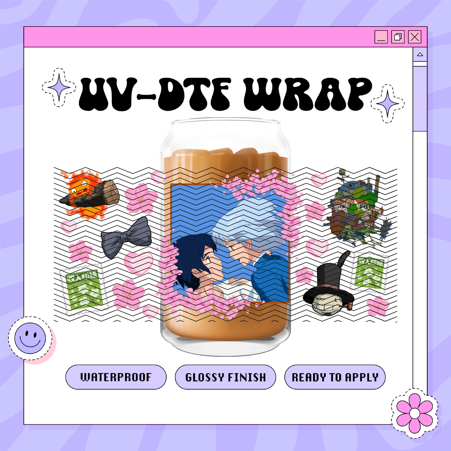 Anime Lovers- 16oz Glass Wrap