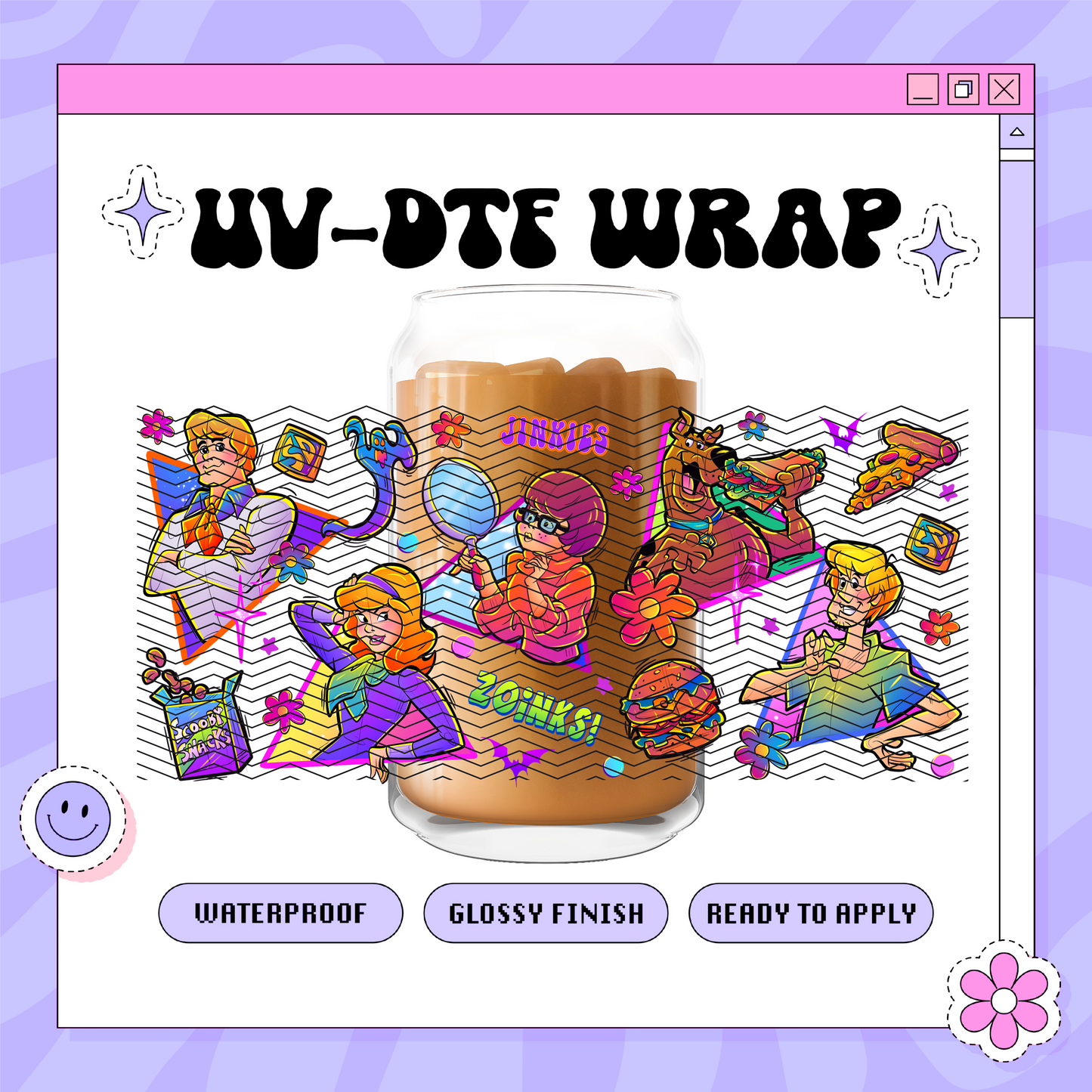 Scoob Detective Vibes - 16oz Glass Wrap