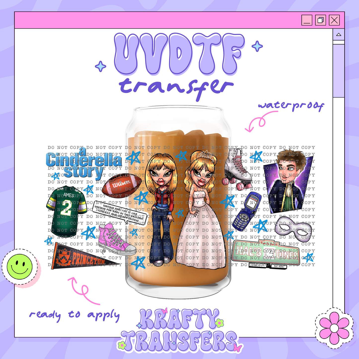 Dollz A Cinder Story EXCLUSIVE - 16oz Glass Wrap