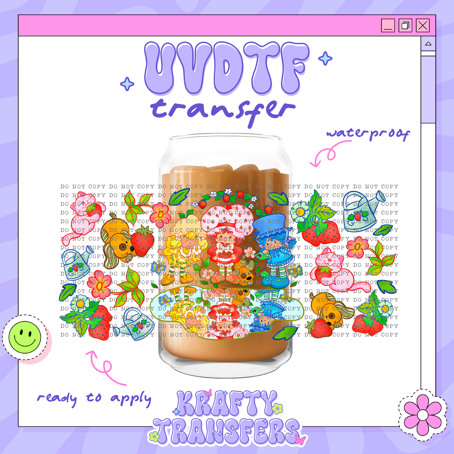 Shortcake & Friends - 16oz Glass Wrap