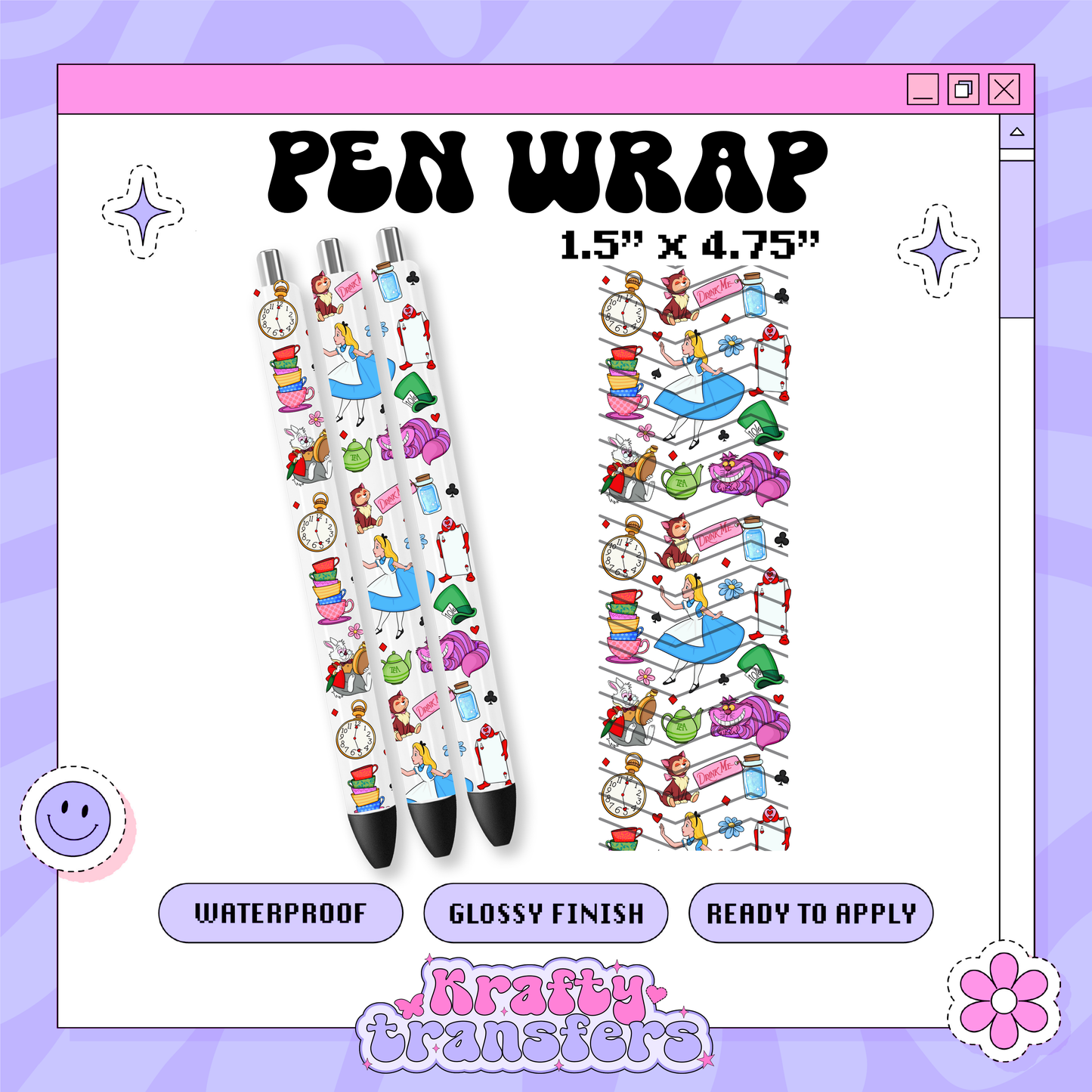 Alice UV-DTF Pen Wraps