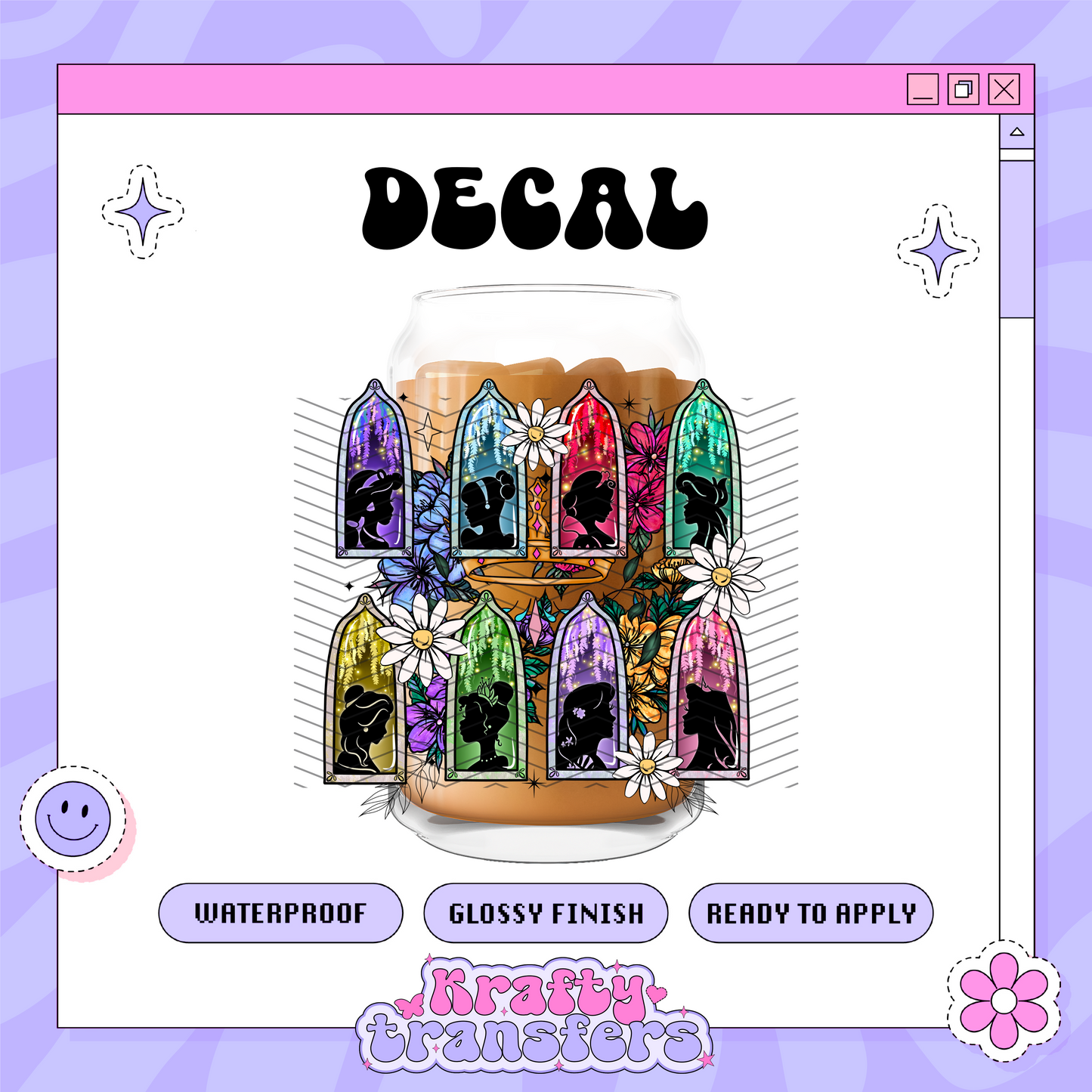 Dis Princess Multi-Frames - UVDTF Decal