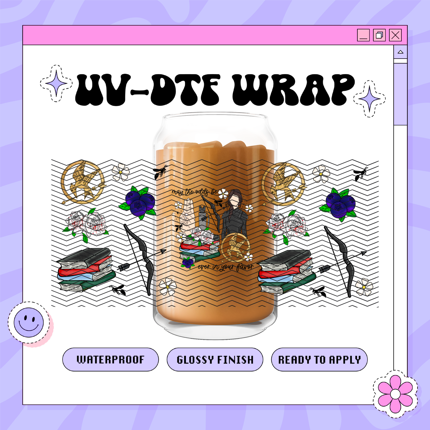 Hunger Wars- 16oz Glass Wrap
