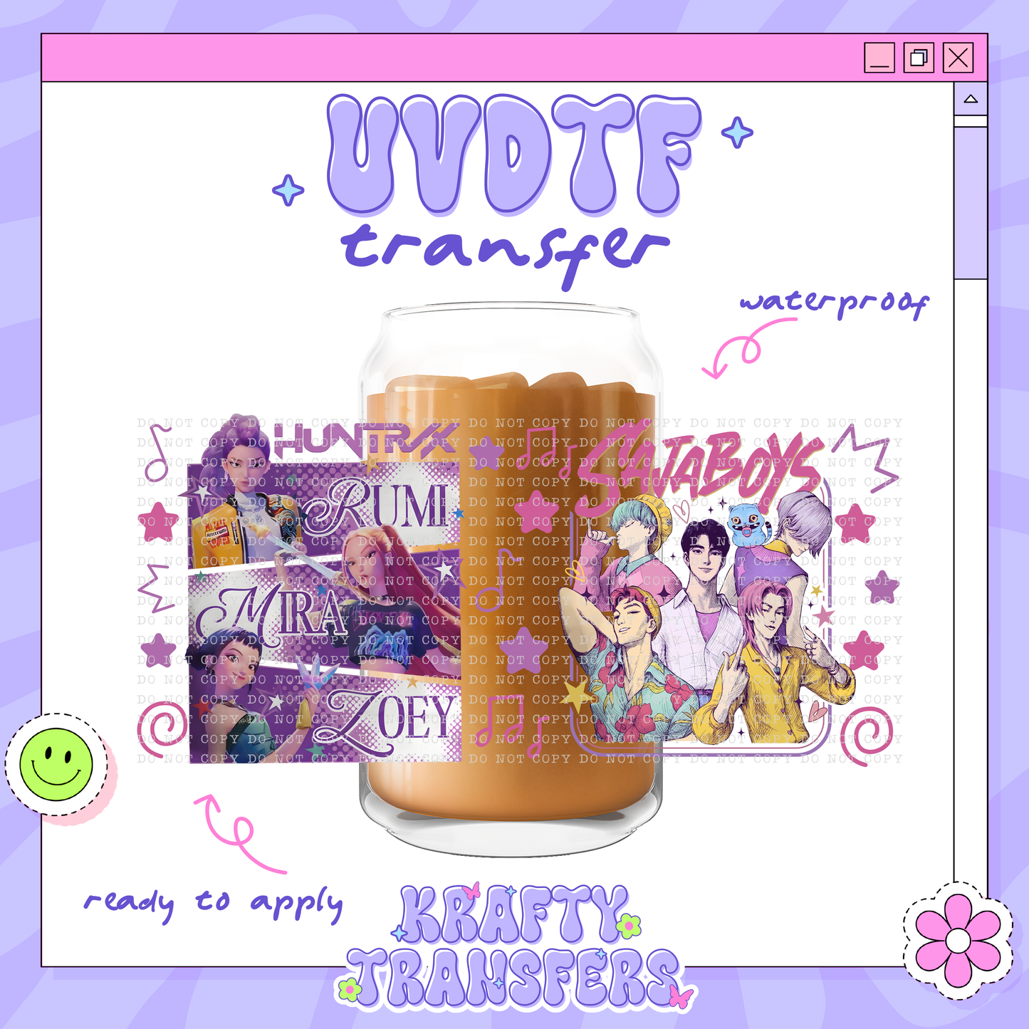 Kpop Teams - 16oz Glass Wrap