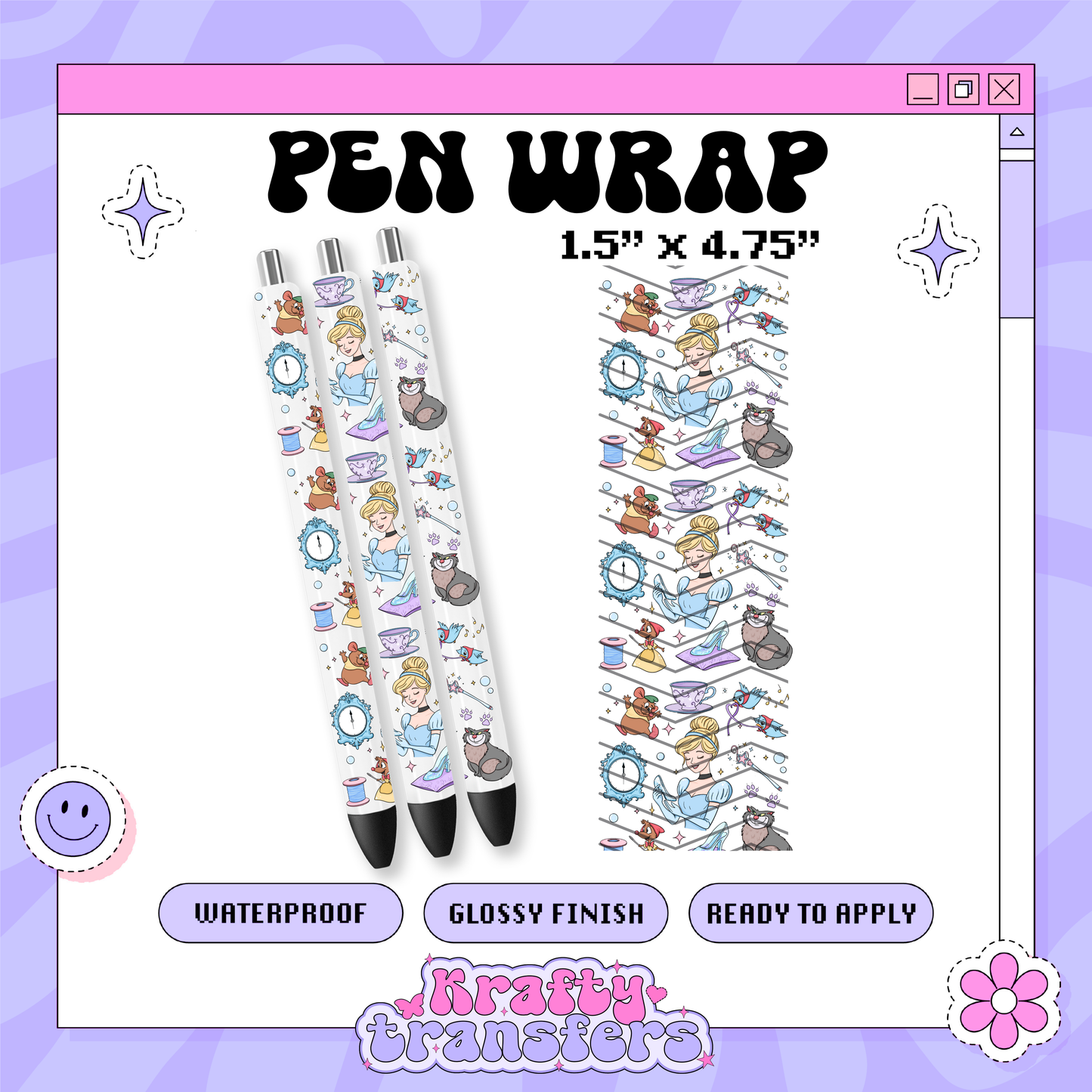 Cinder UV-DTF Pen Wraps