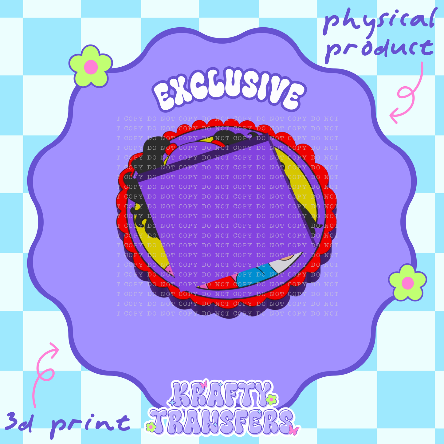 Comfy Girl & Molly EXCLUSIVE - Sticky Holder 3D