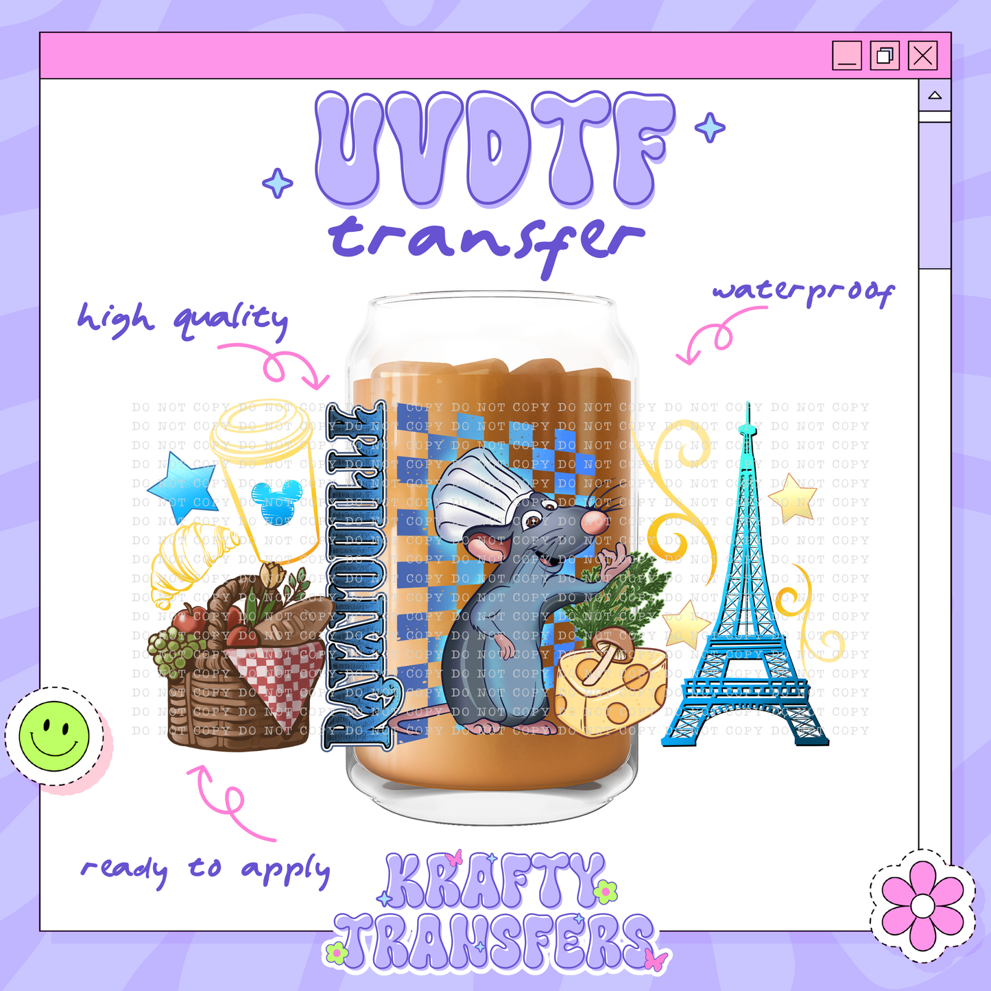 Rata Paris | #65 | 16oz UVDTF Wrap