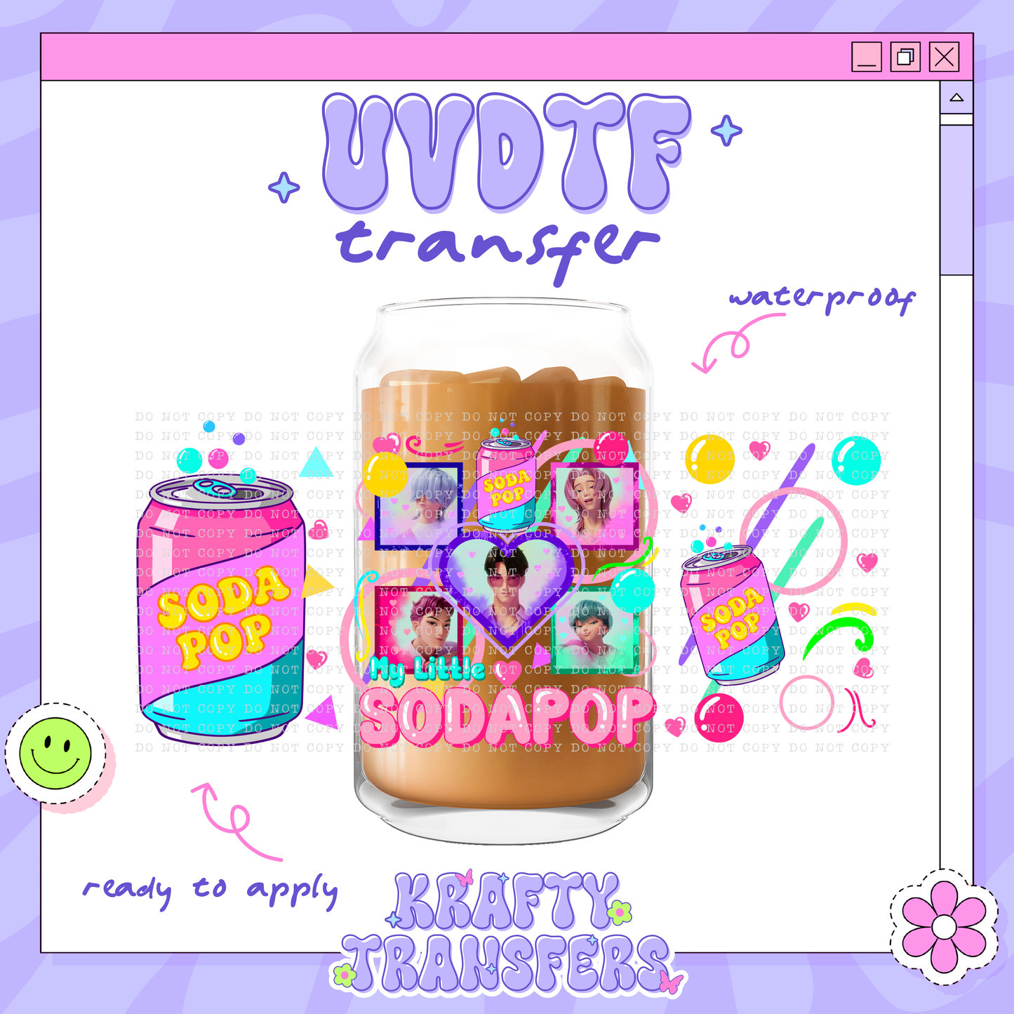 Kpop Soda Pop - 16oz Glass Wrap