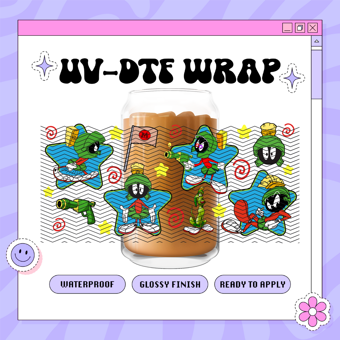 Marvin Martian Exclusive - 16oz Glass Wrap