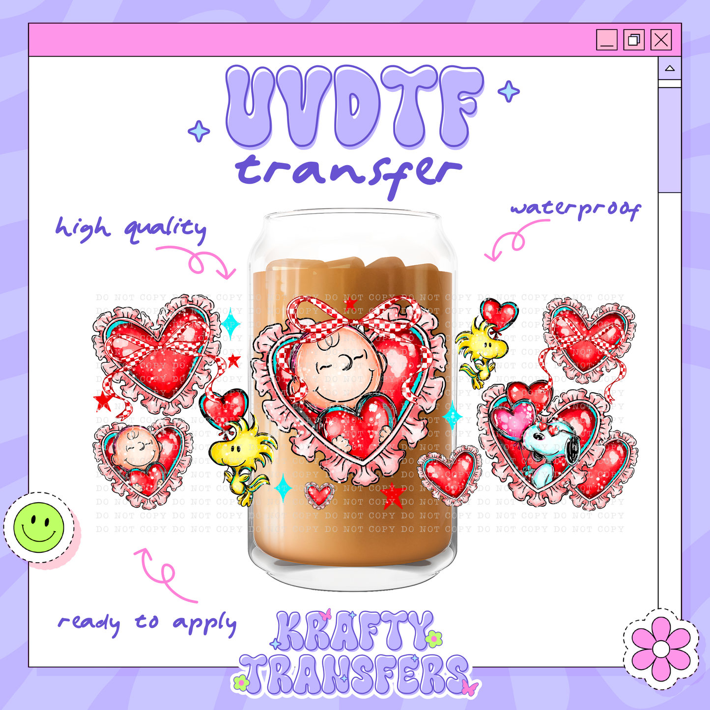 Snoops & Friends Vday - 16oz Glass Wrap