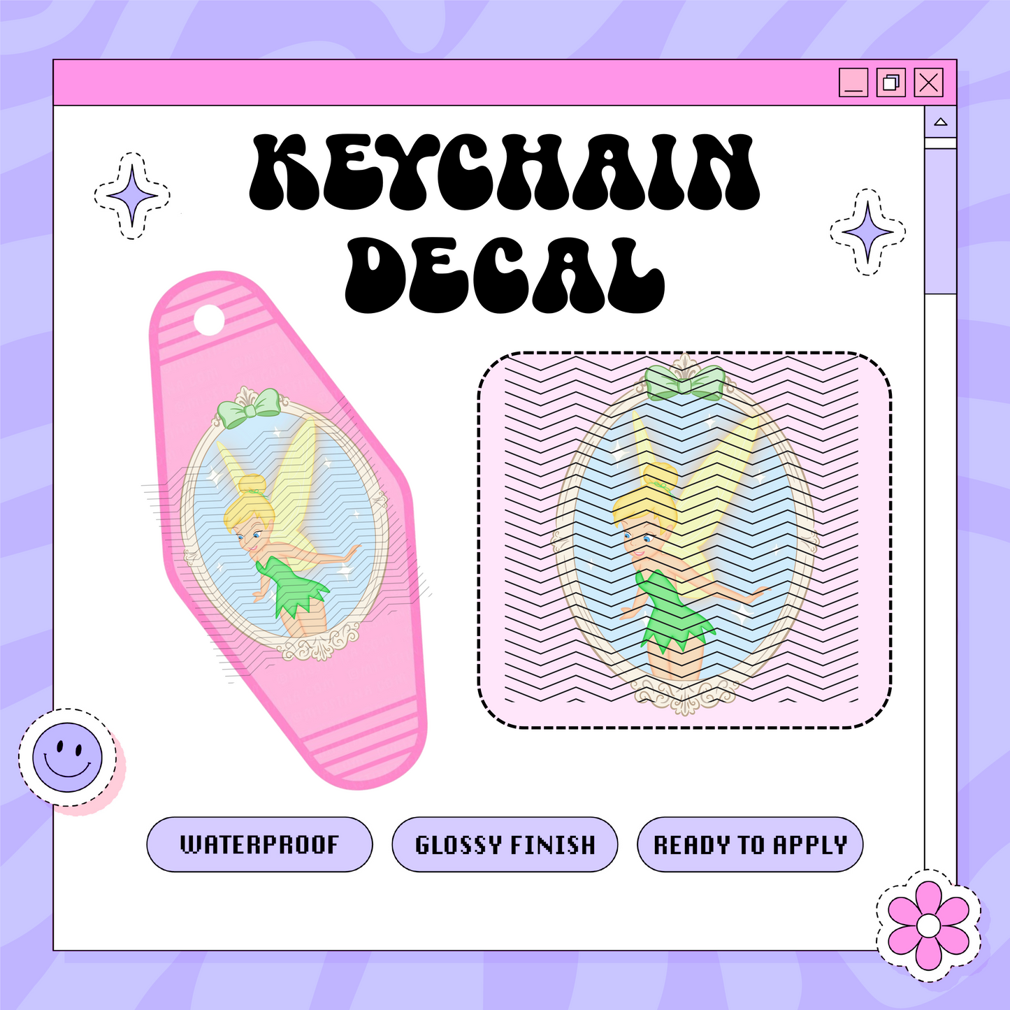 Fairy - Motel Keychain Decal