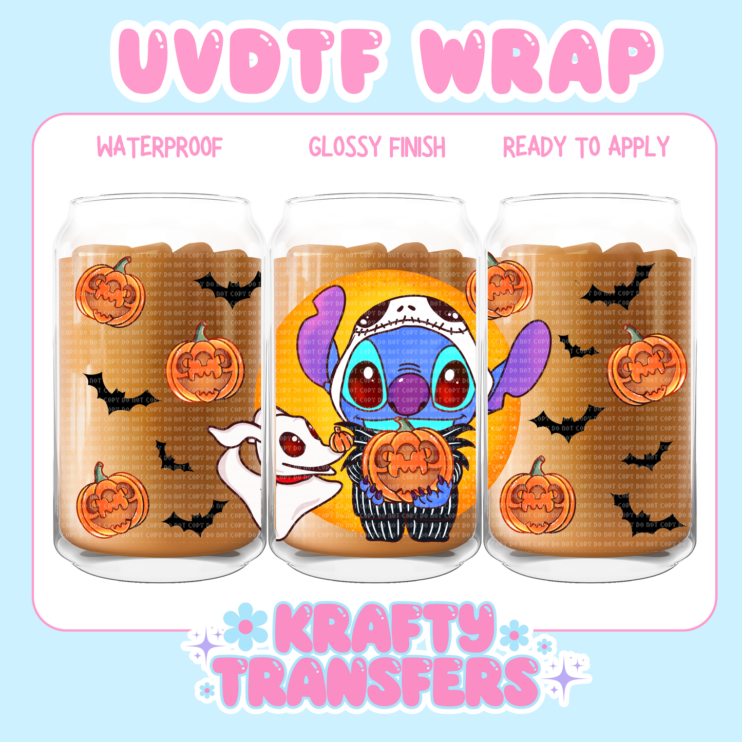 Alieen Spooky - 16 oz UV DTF WRAP