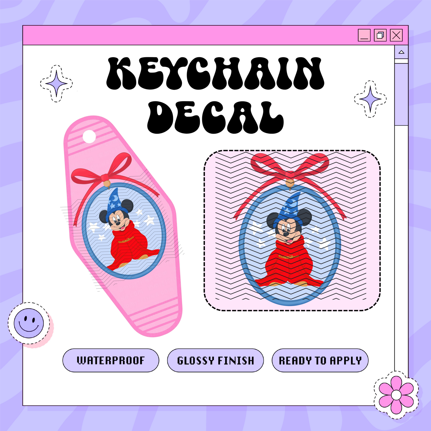 Magical Mouse - Motel Keychain Decal