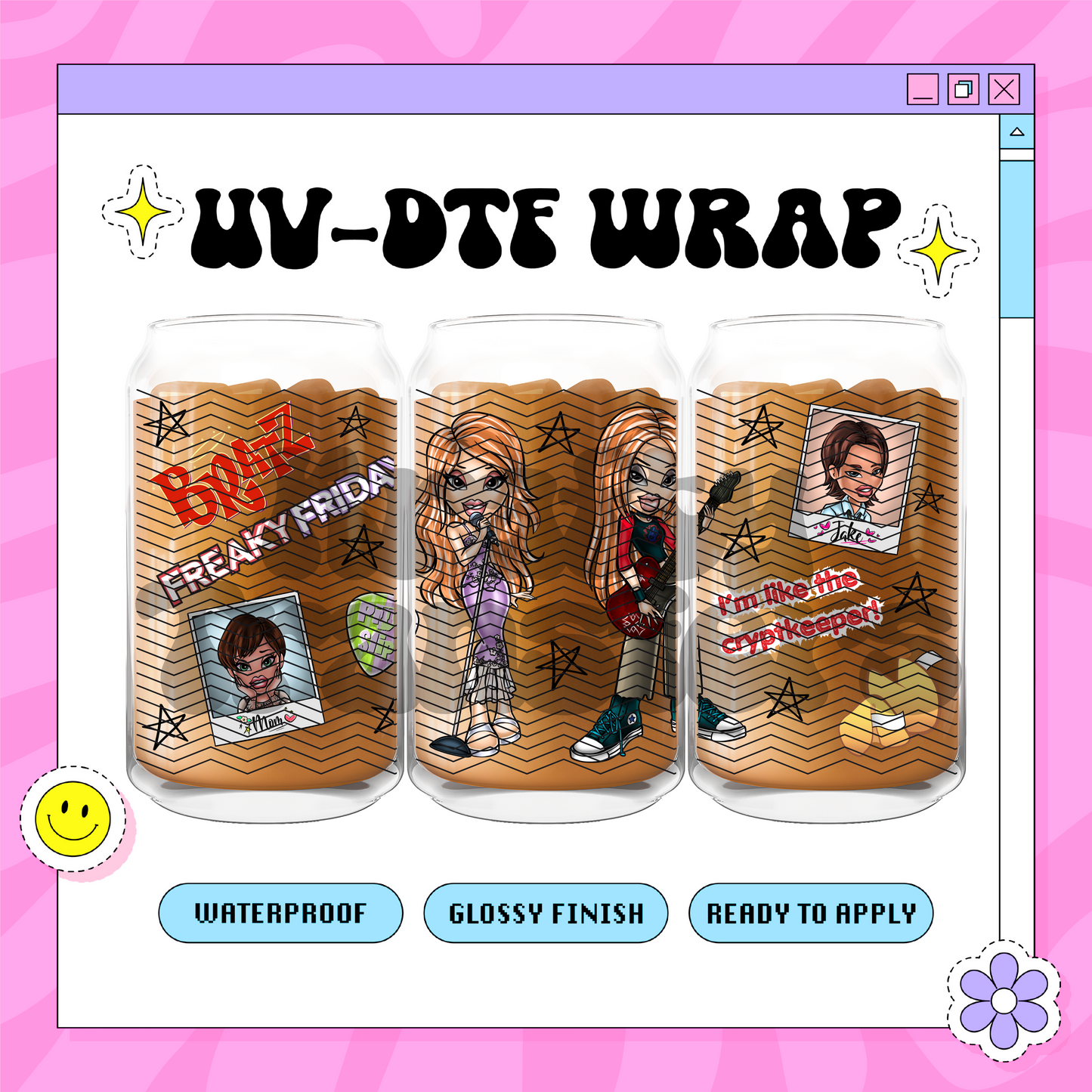 Dollz x Freaky F. EXCLUSIVE - 16 oz UV DTF WRAP