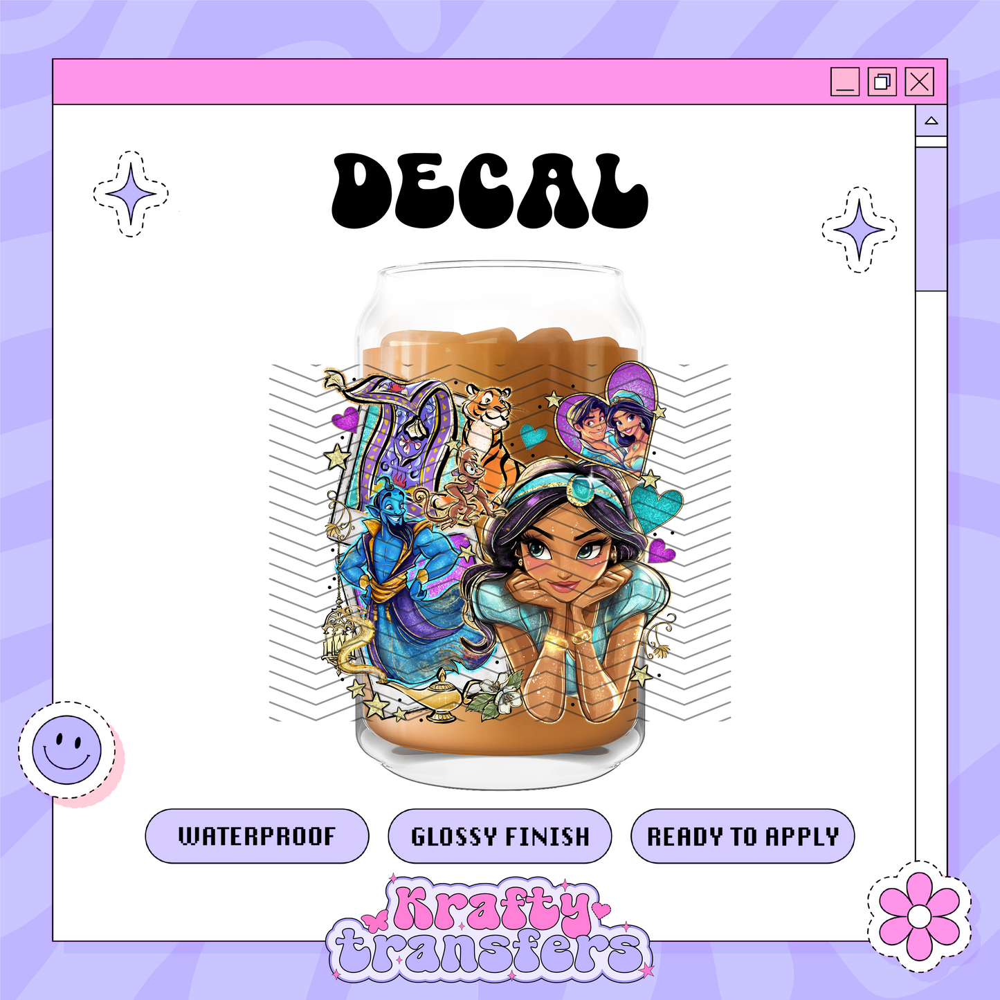 Jas Princess - UVDTF Decal