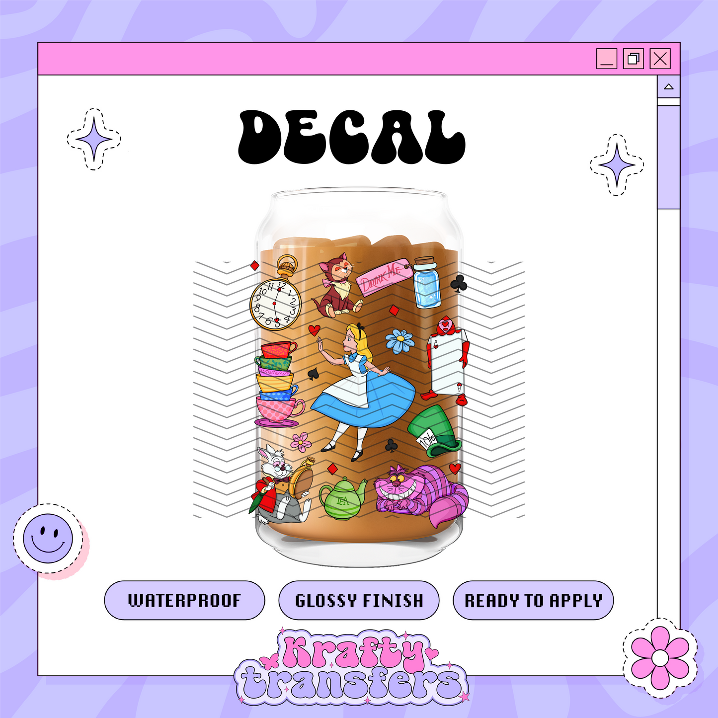 Dis Wonderland Princess - UVDTF Decal