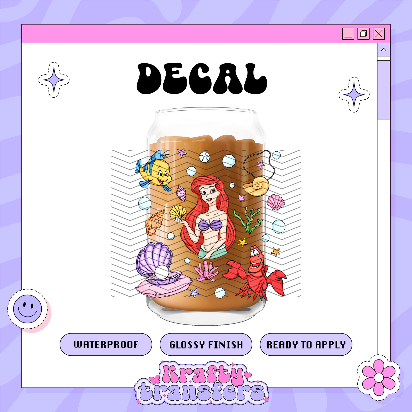 Dis Sea Princess - UVDTF Decal