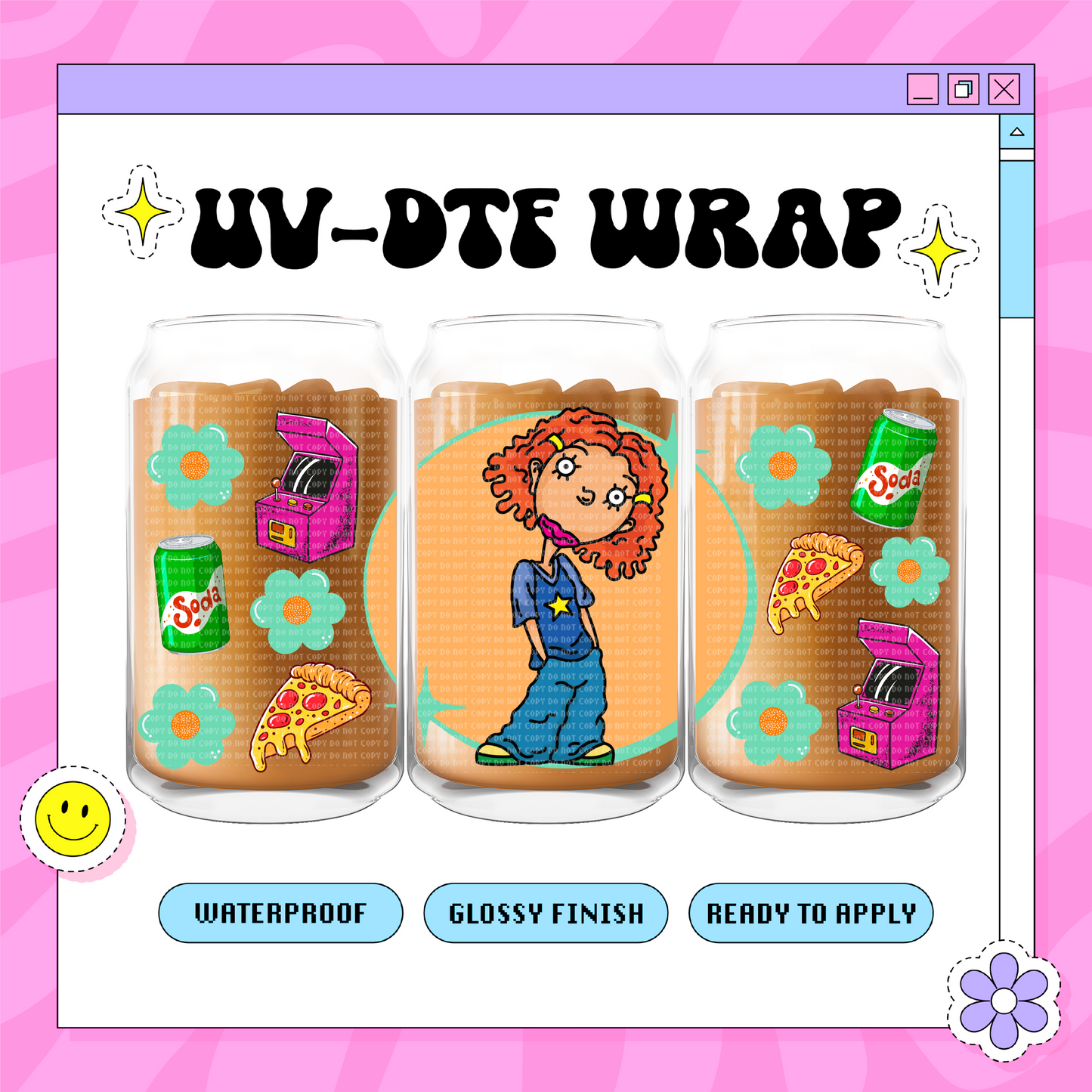 Ginger Girl Exclusive - 16oz Glass Wrap