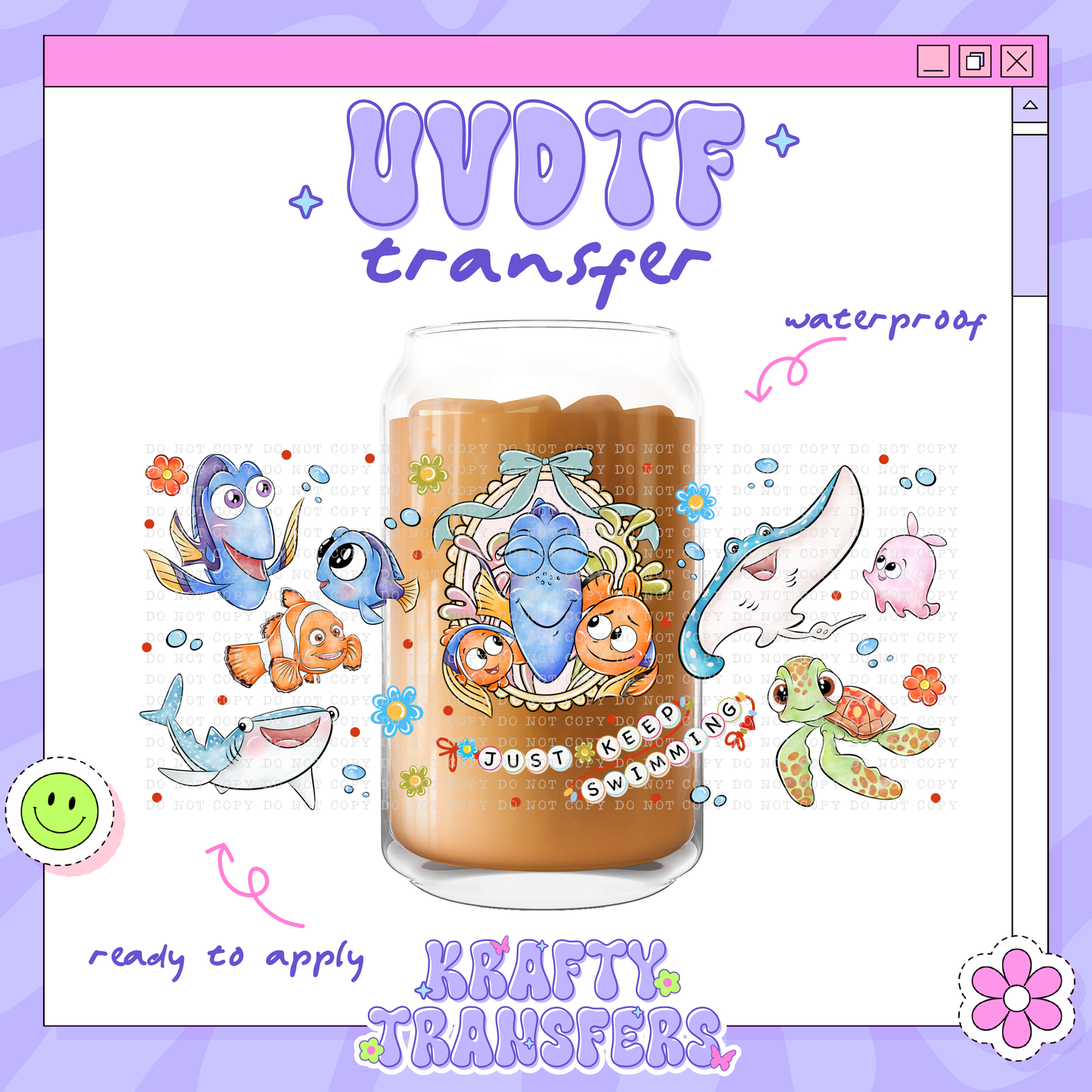 Dis Nemo Coquette - 16oz Glass Wrap