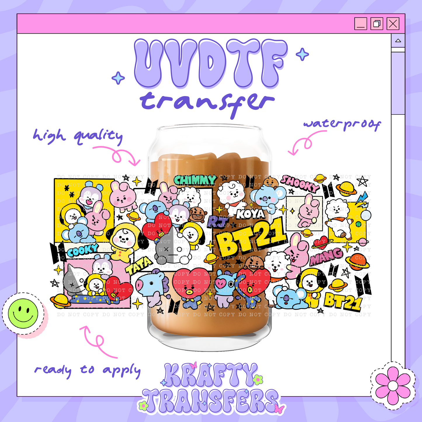 BT Band - 16oz Glass Wrap