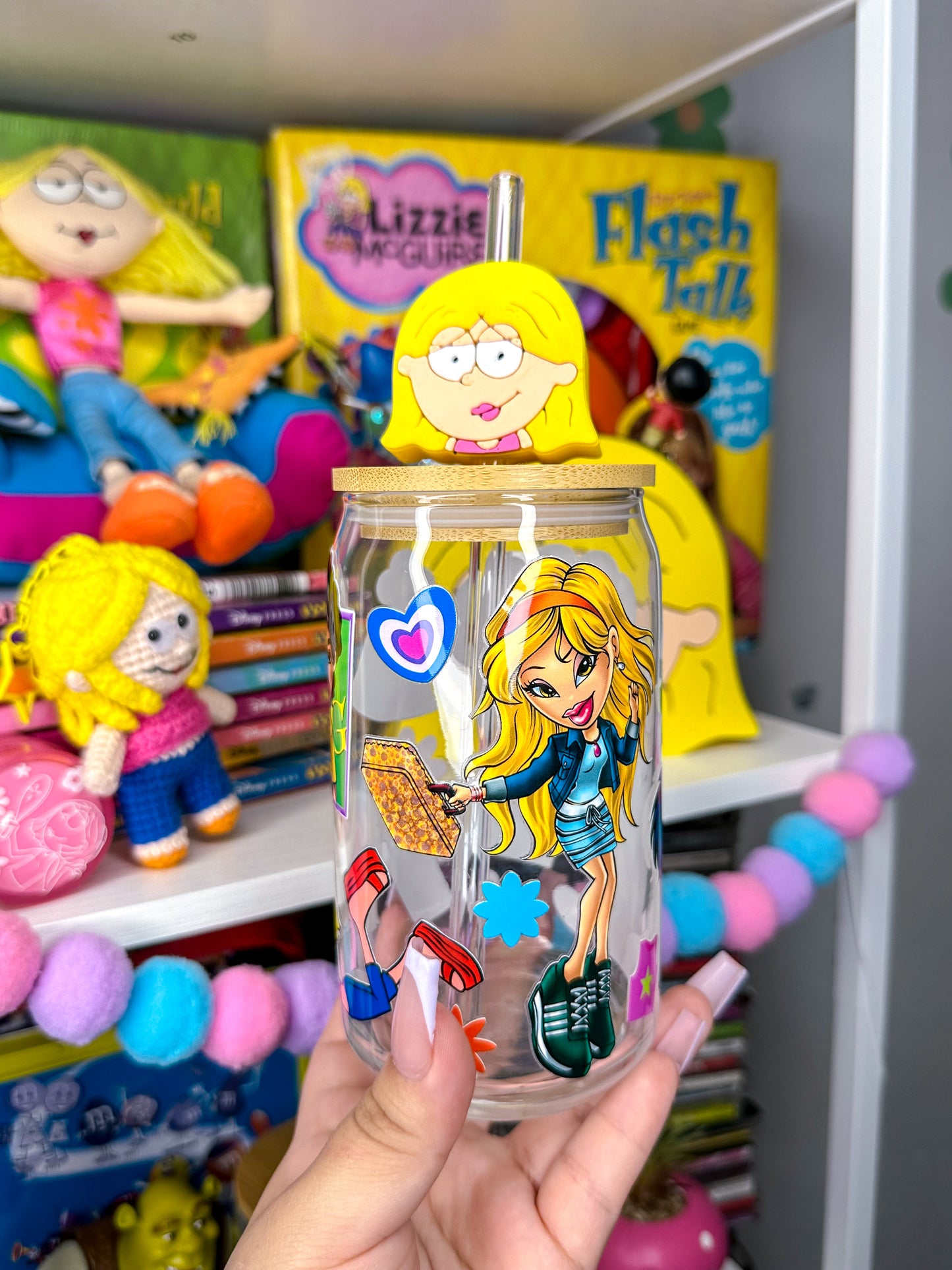Liz Girl Glass Cup