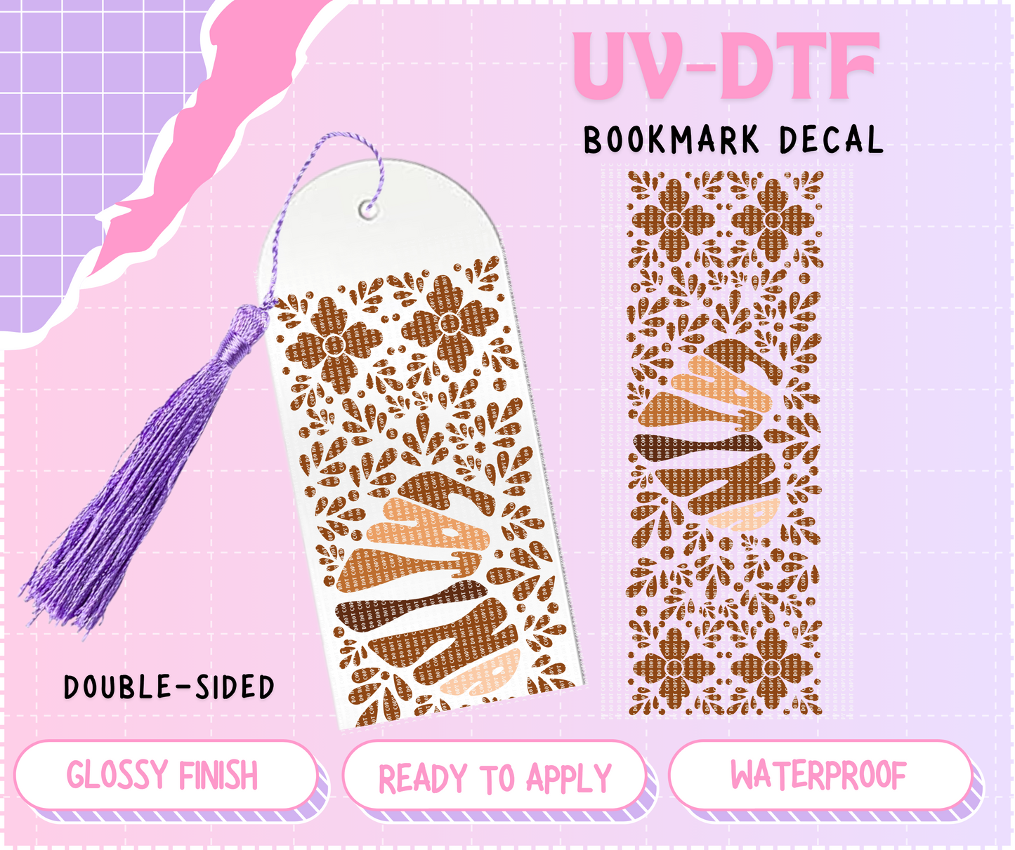 Talavera Latina | Double Sided UV-DTF Decal