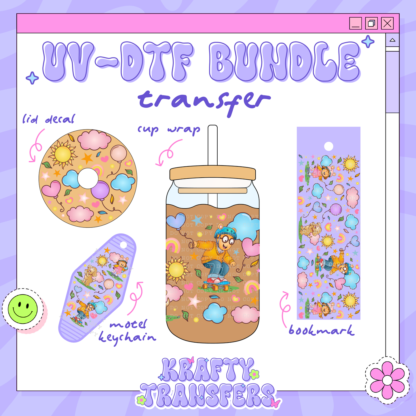 Arthur - UV-DTF Transfer Bundle