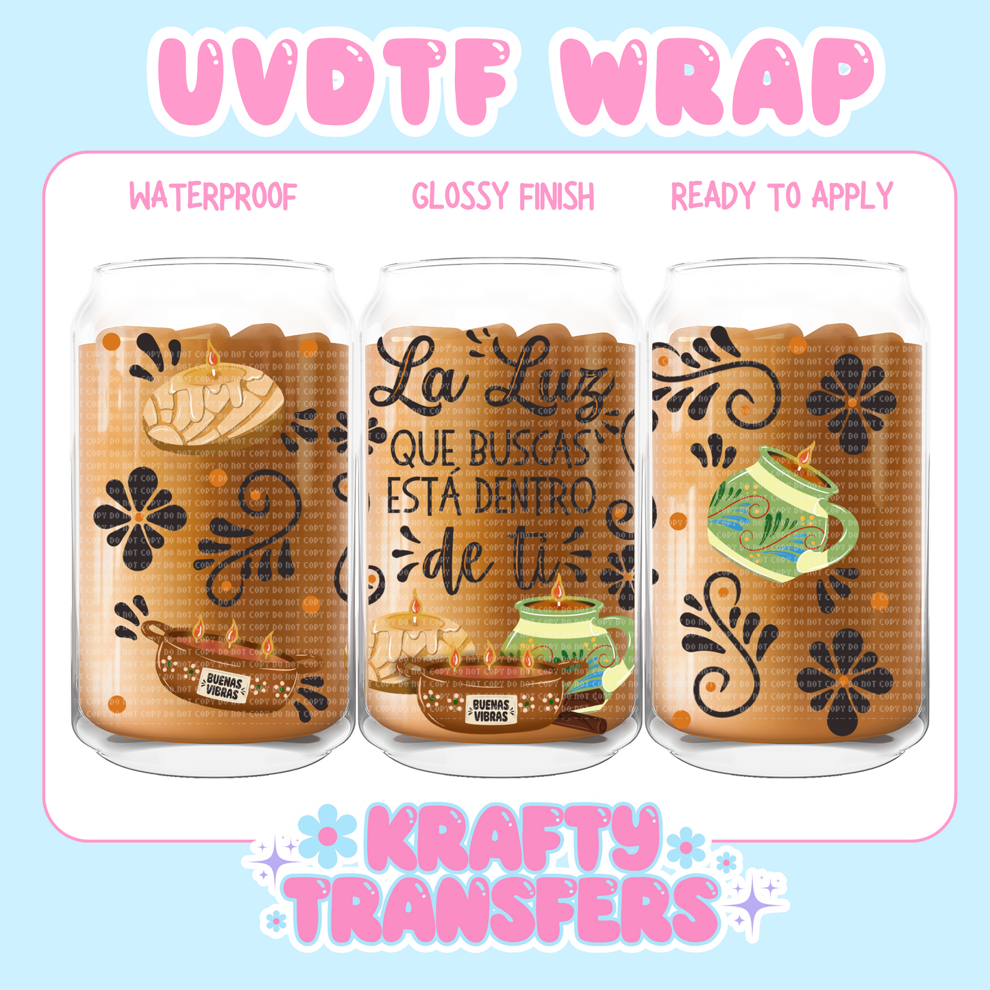 La Luz - 16 oz UV DTF WRAP