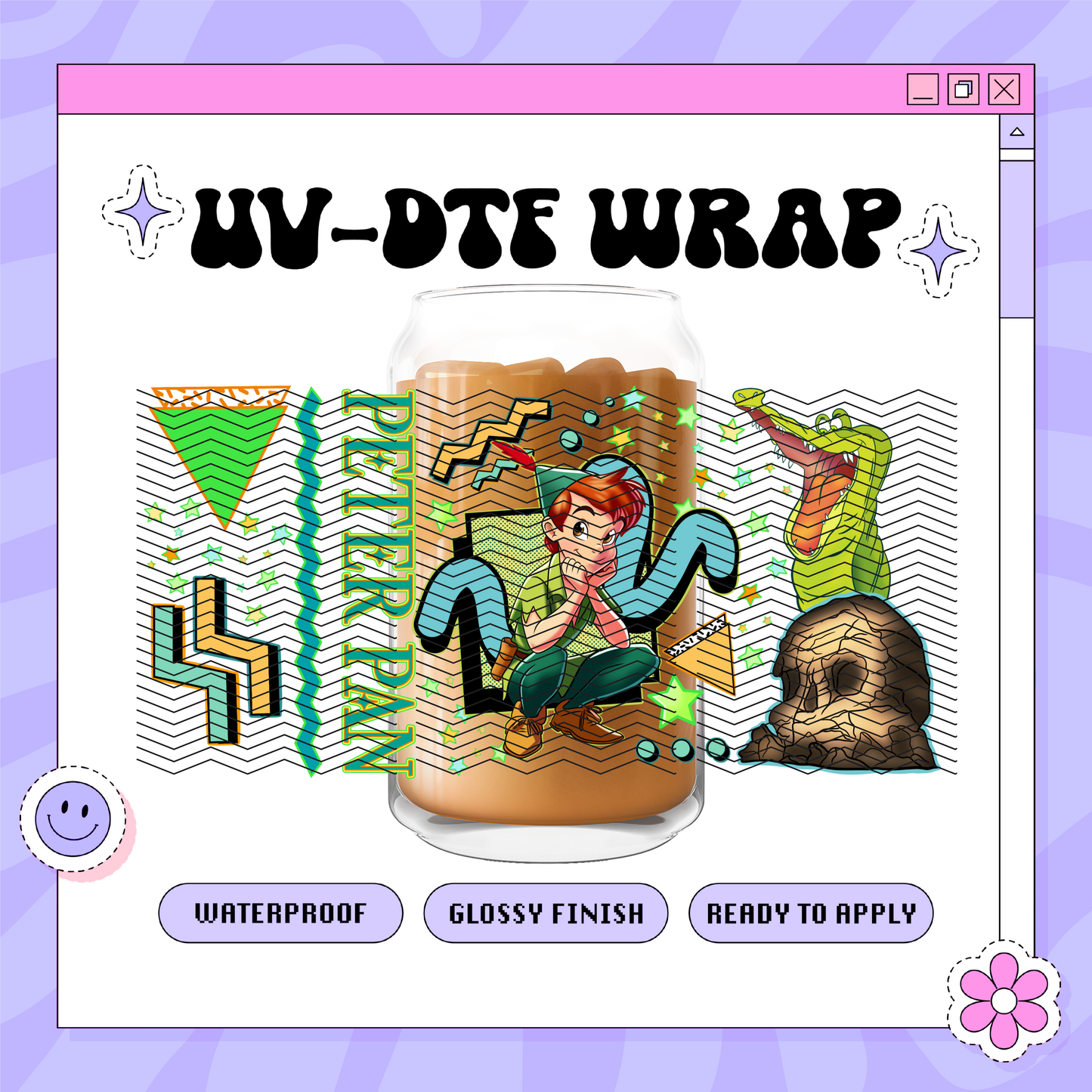 Dis Peter 2000s - 16oz Glass Wrap