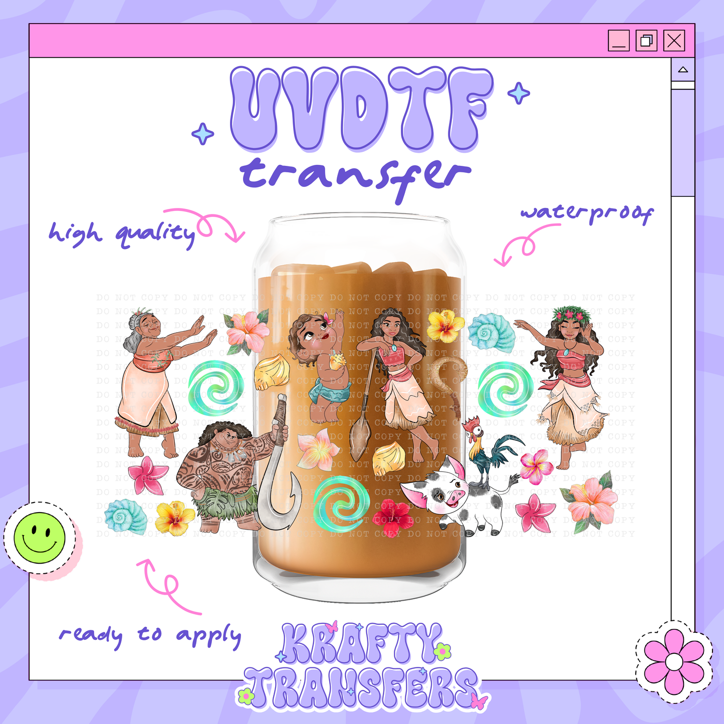 Dis Island Girl - 16oz Glass Wrap