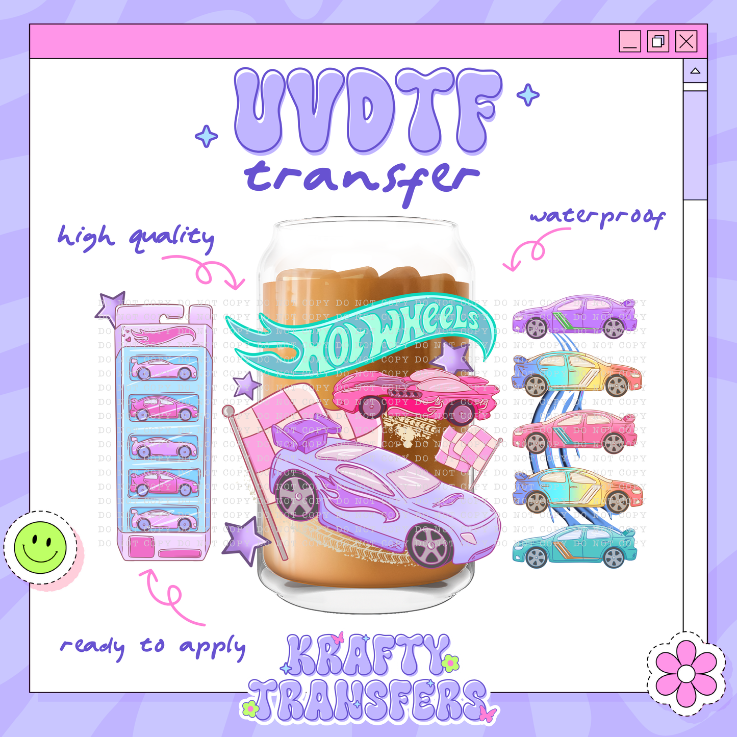 Hot Girl Cars | #5 | 16oz UVDTF Wrap