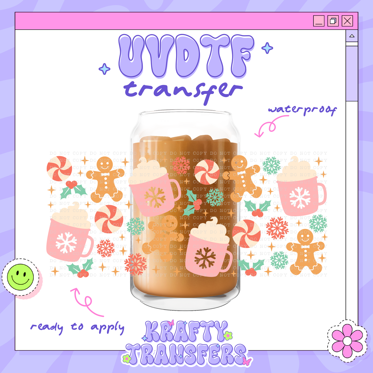 Winter Treats - 16oz Glass Wrap