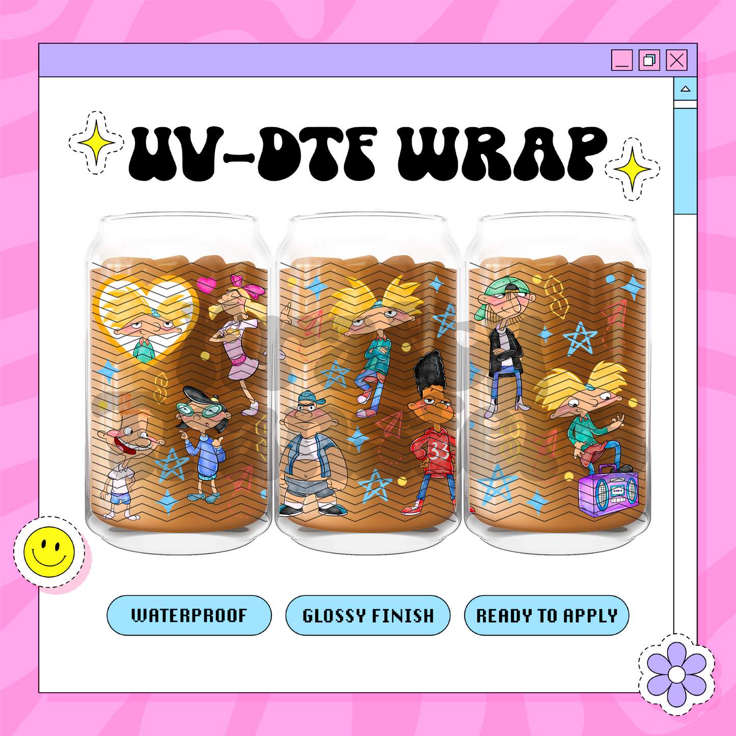 Arnold & Friends 2000s Exclusive - 16oz Glass Wrap