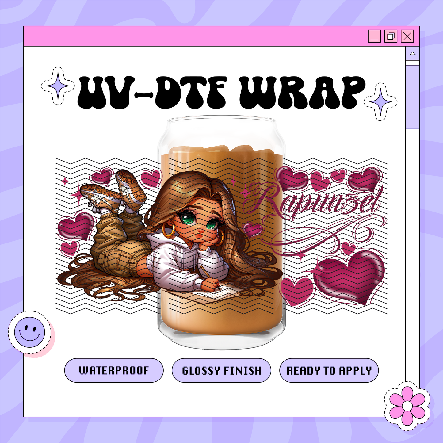 Dis Rapu 2000s - 16oz Glass Wrap