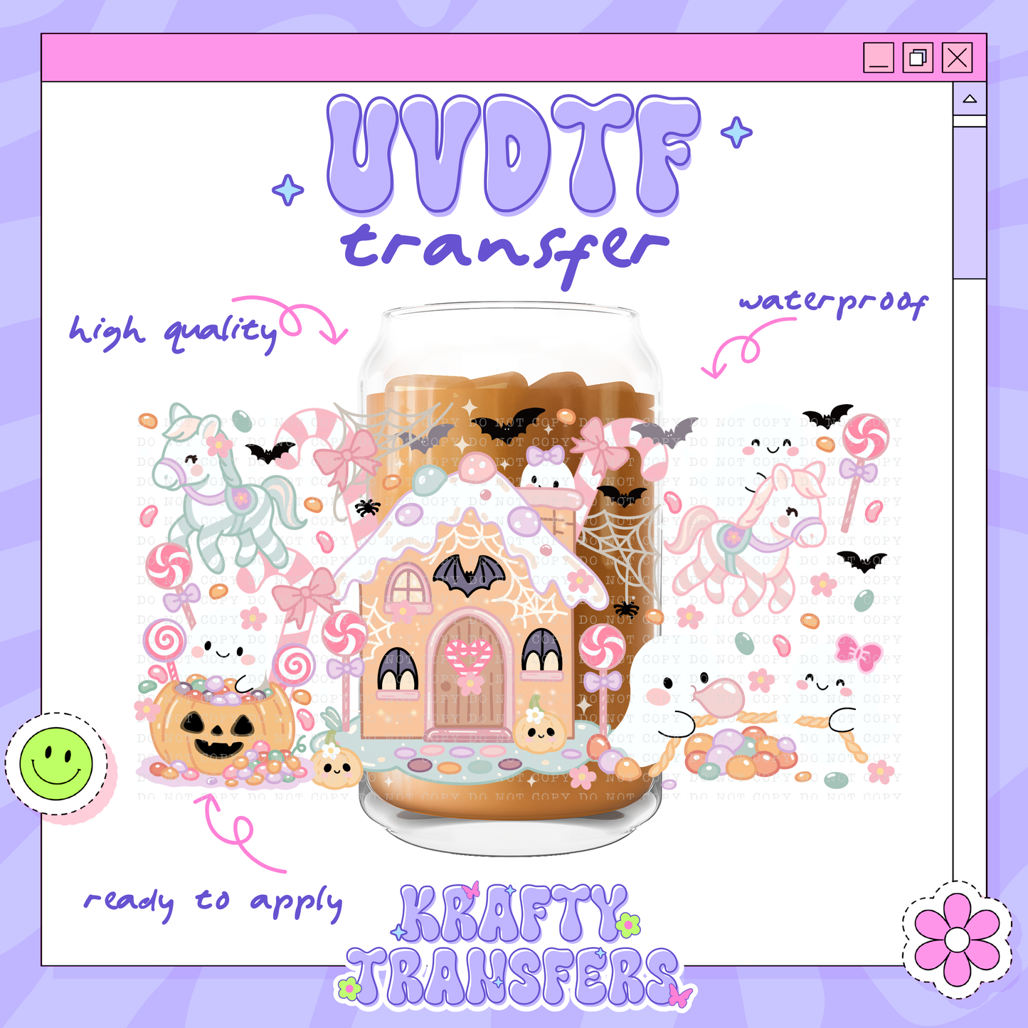 Scary Merry Cottage - 16oz Glass Wrap