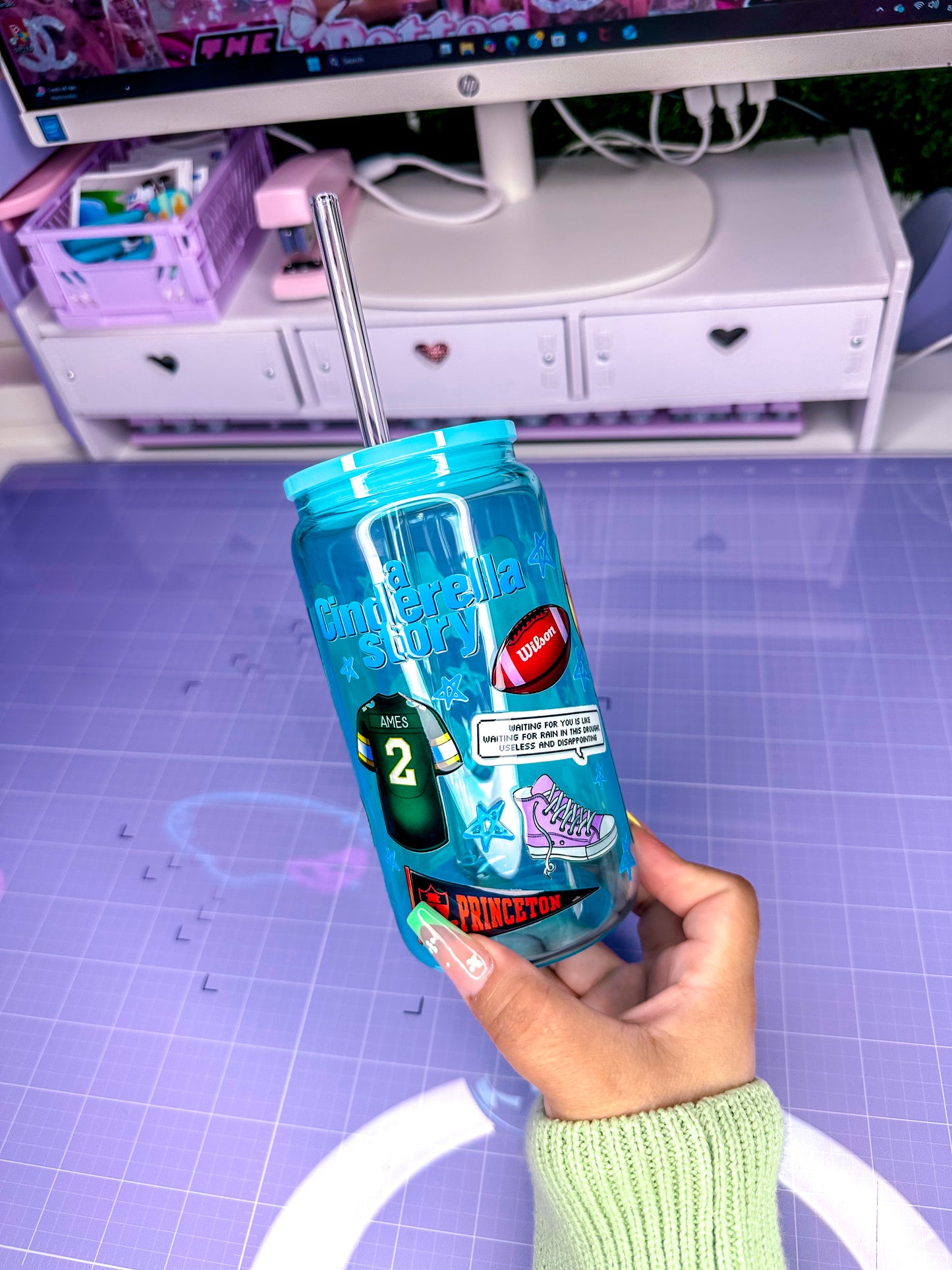 A Cinder Story Glass Cup