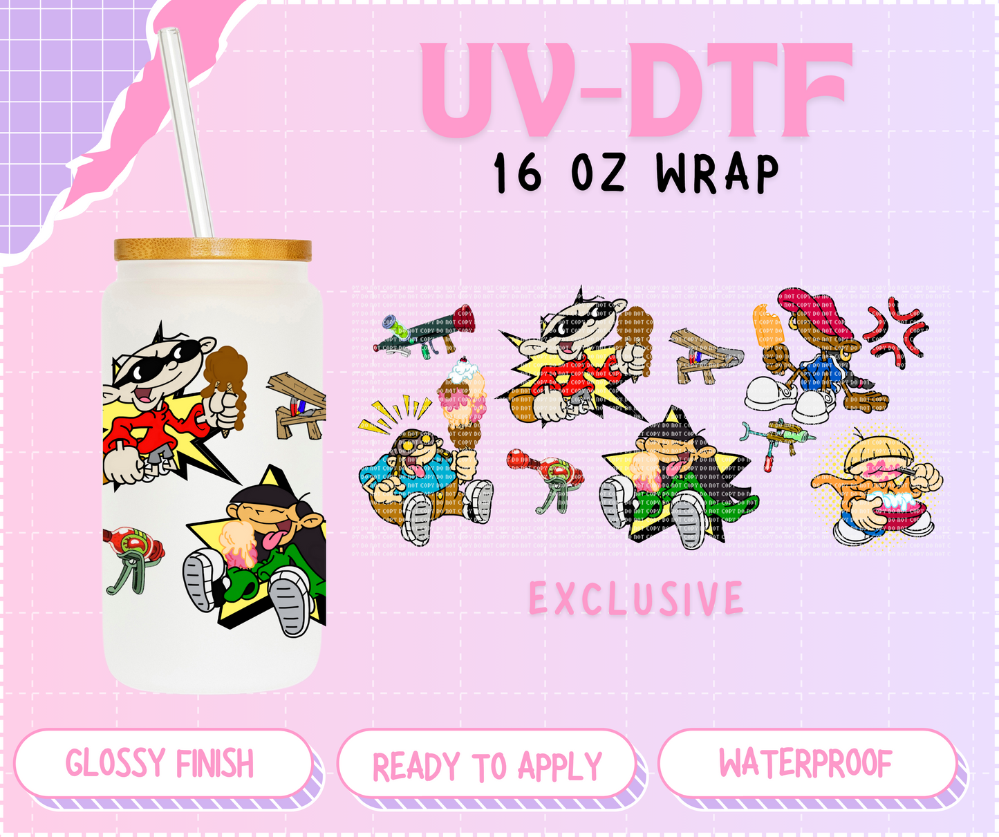 KND- 16 Oz UV DTF Wrap