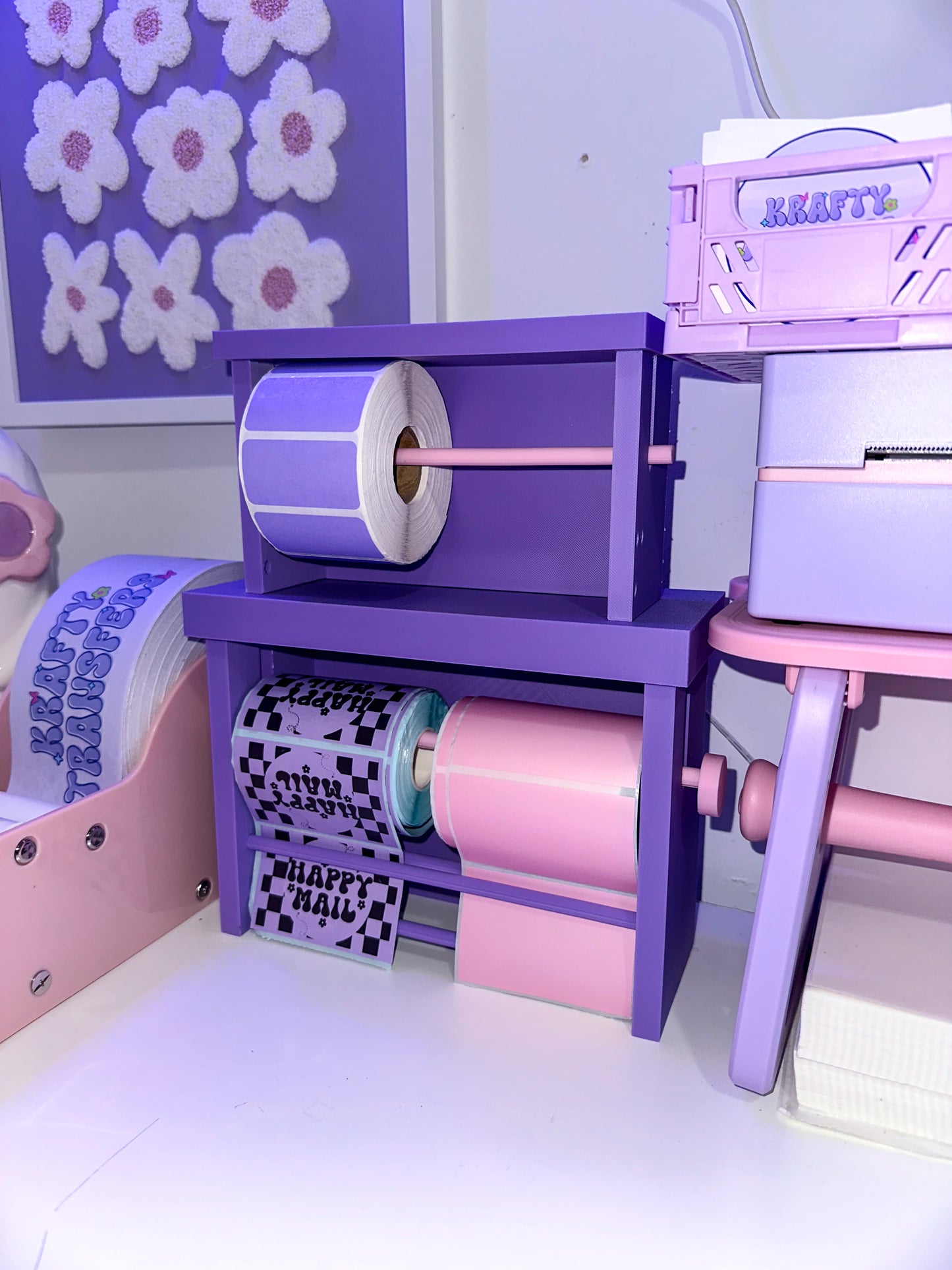 Sticker Roll Dispenser 3D Holder