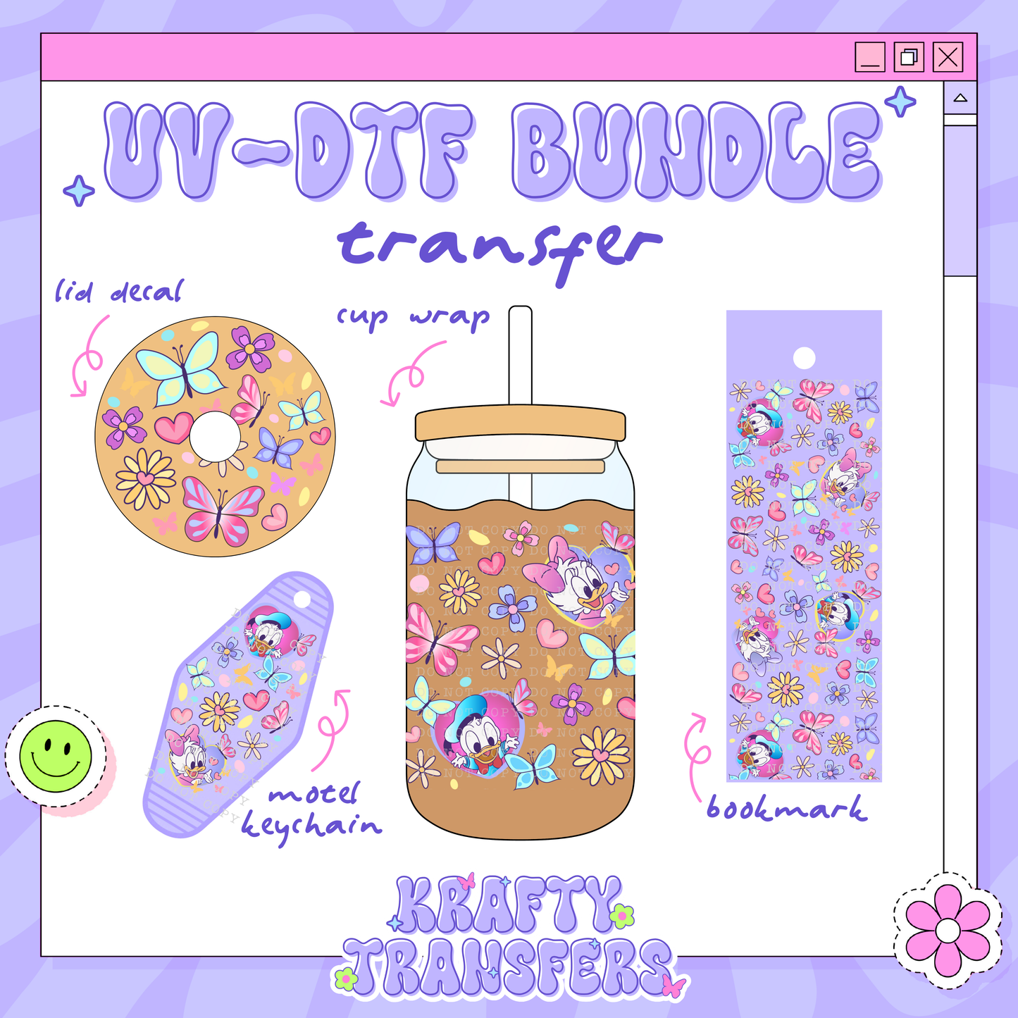 Ducks Spring - UV-DTF Transfer Bundle