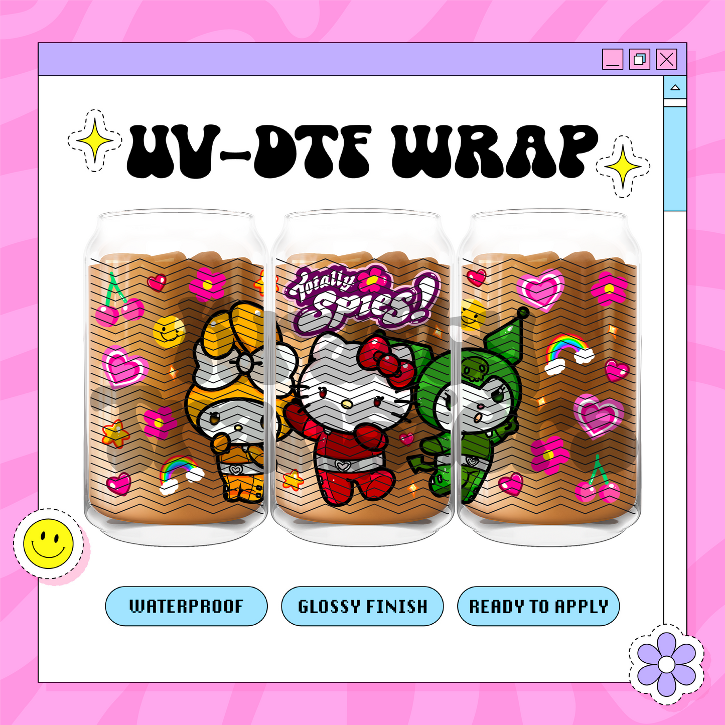 Spies Girls! EXCLUSIVE - 16 Oz UV DTF Wrap