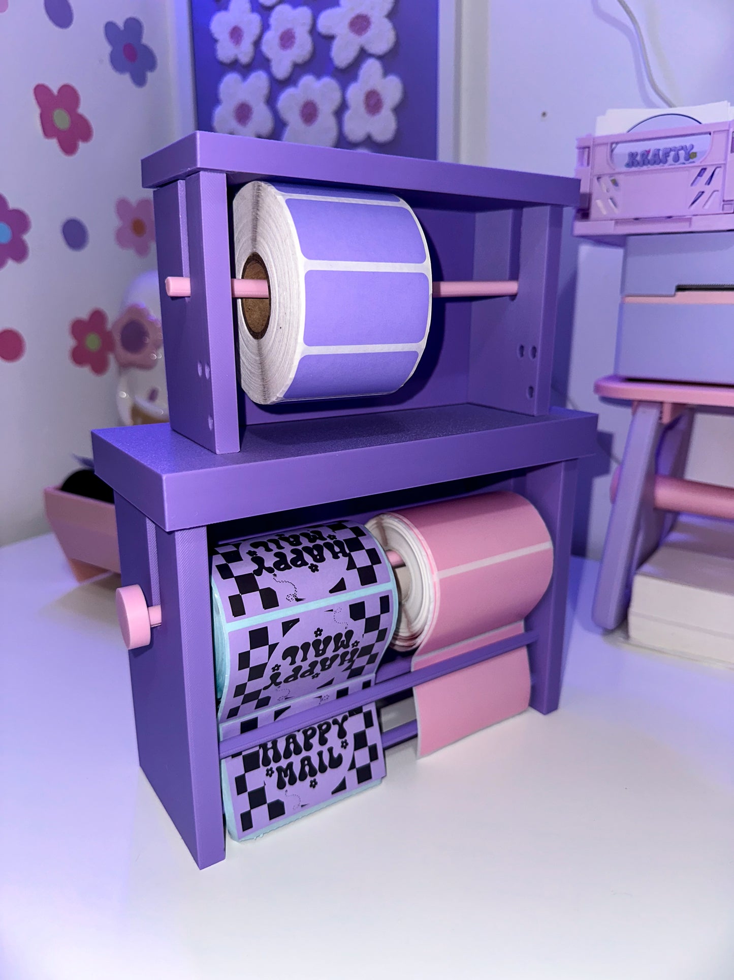 Sticker Roll Dispenser 3D Holder