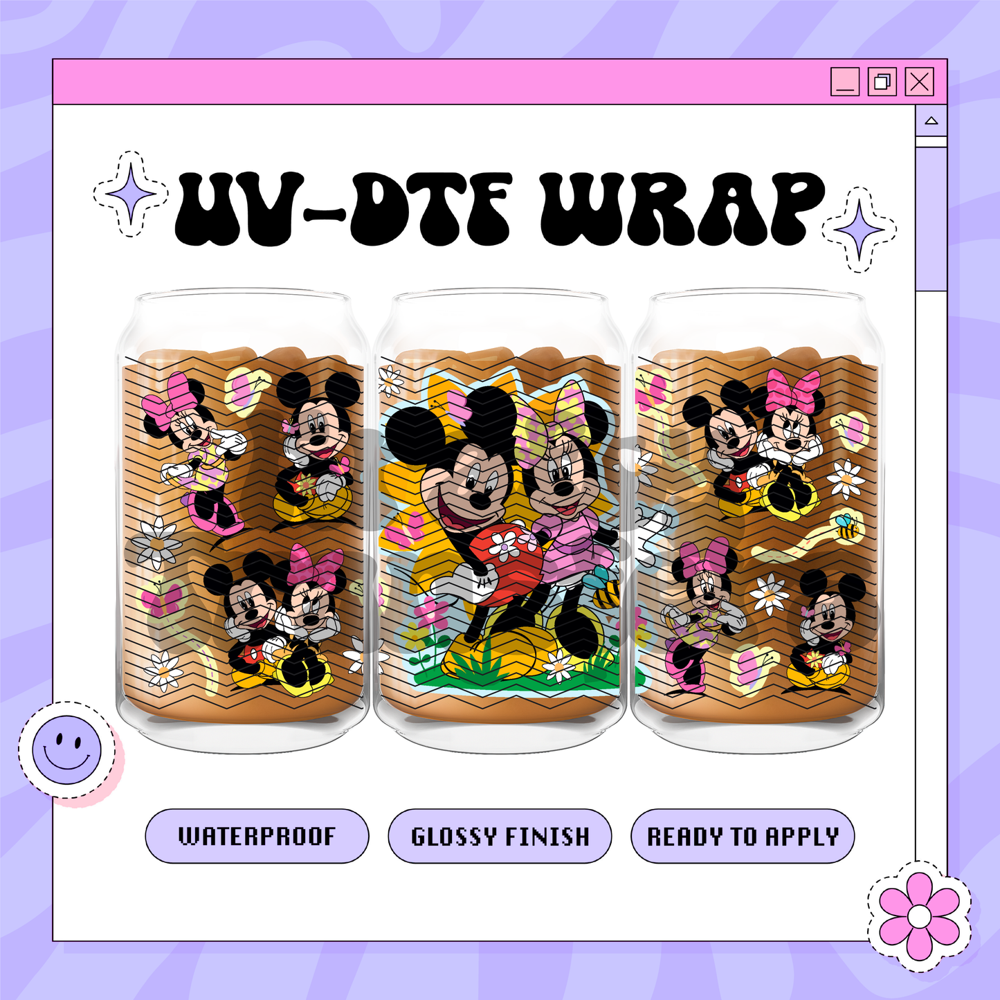 Mouses Dis Spring - 16oz Glass Wrap