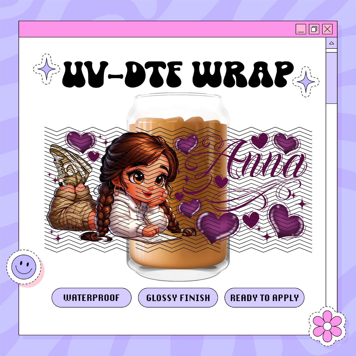 Dis Anna 2000s - 16oz Glass Wrap