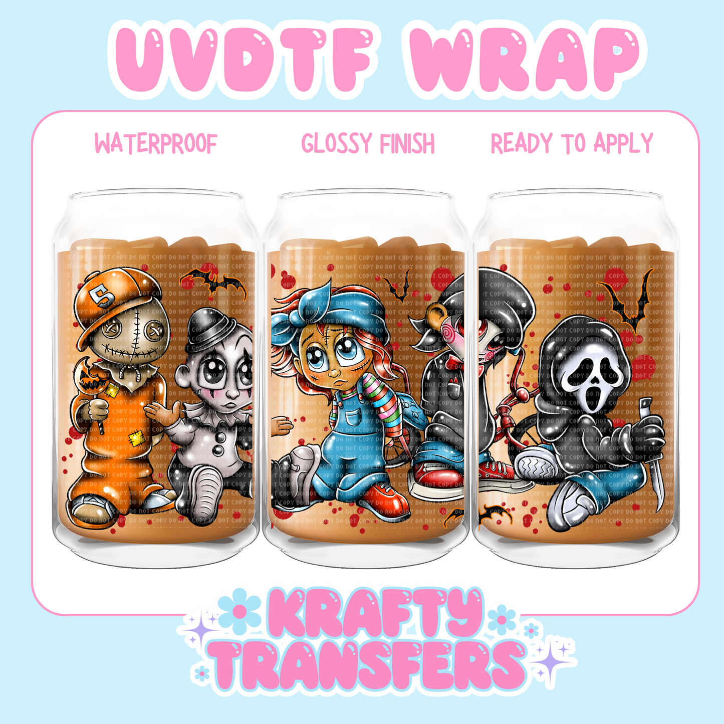 Cholos Spooky - 16 oz UV DTF WRAP