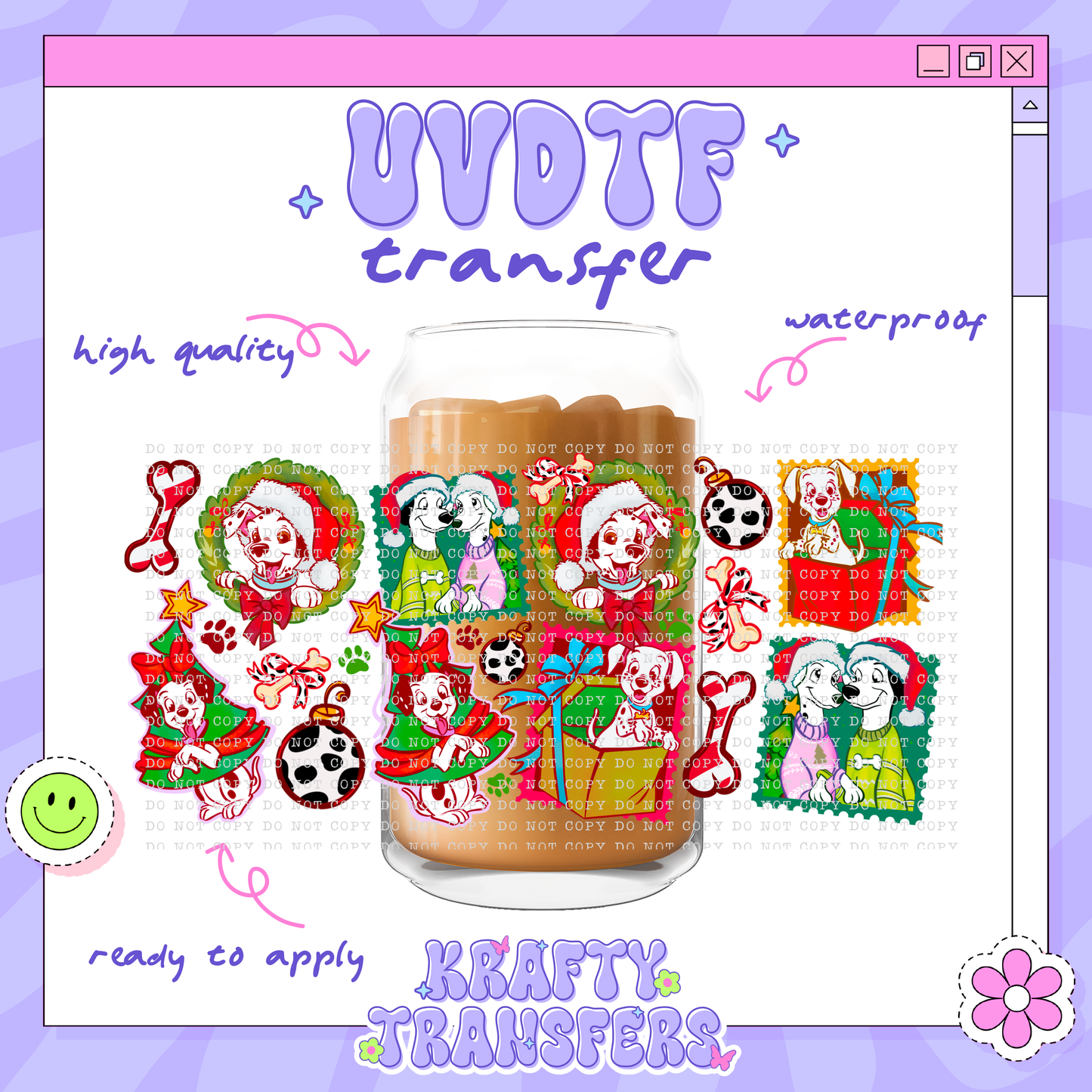 Dis Doggymas - 16oz Glass Wrap