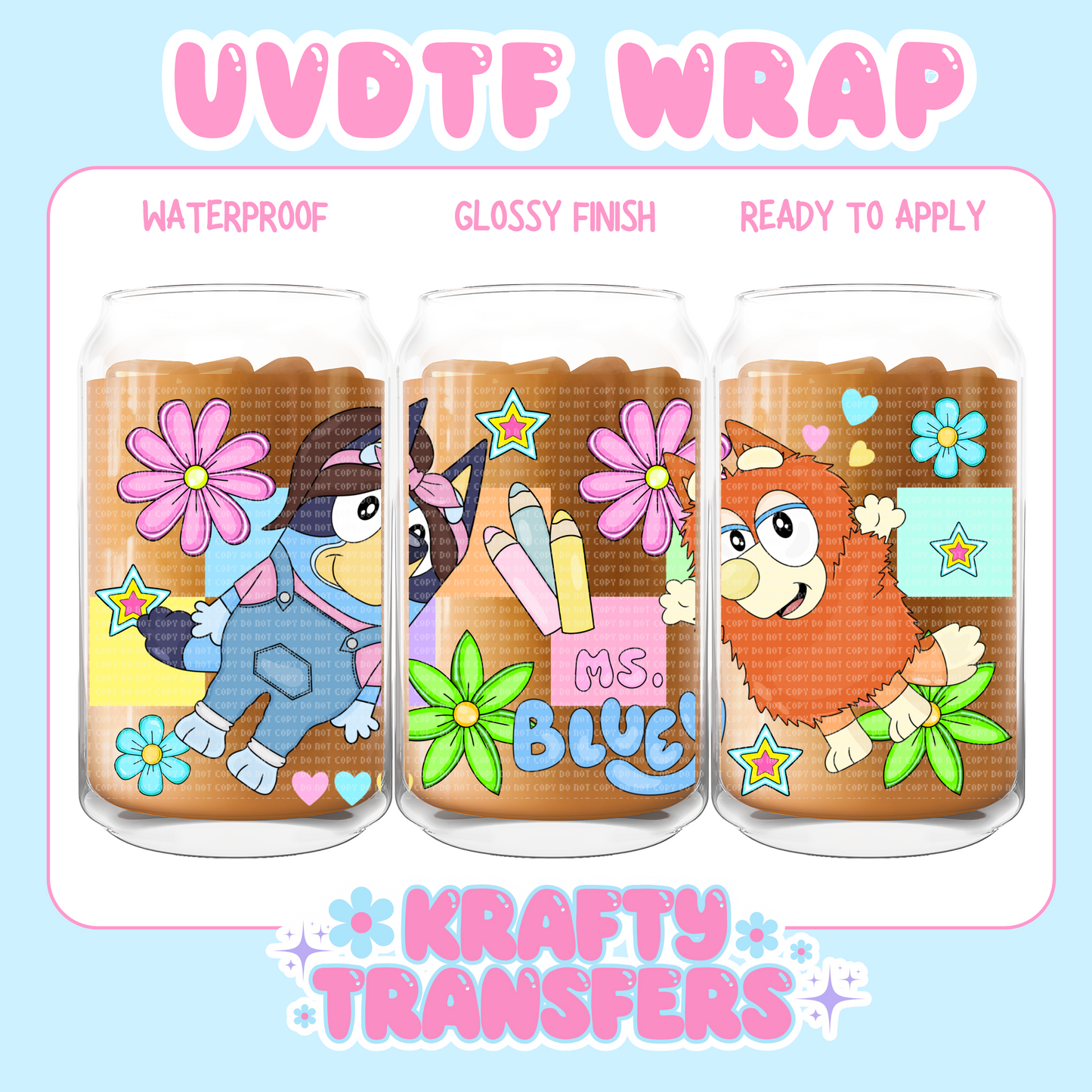 Ms. Rachel - 16 oz UV DTF WRAPS